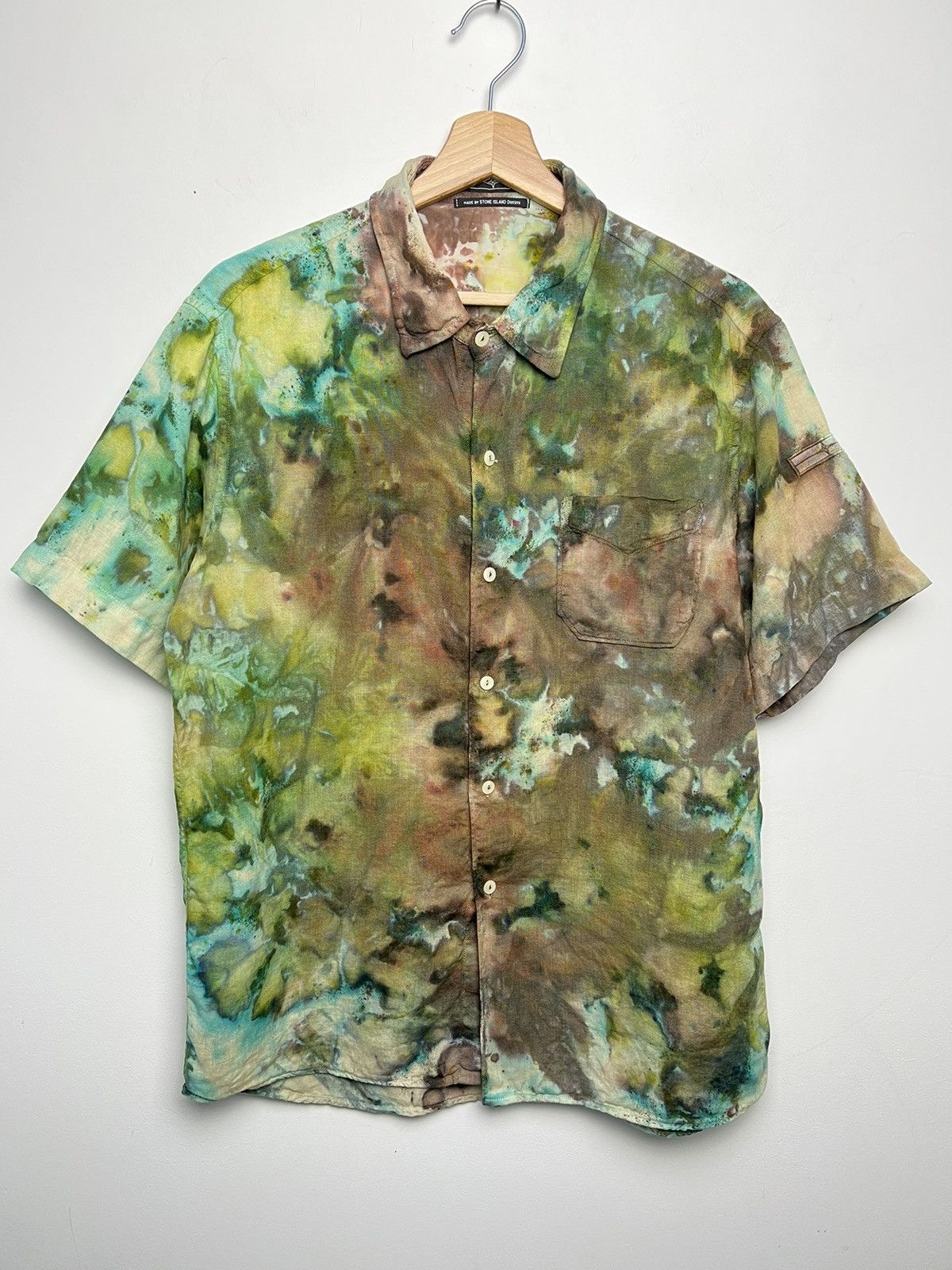 Stone Island stone island vintage shirt tie dye 1/1 Size US L / EU 52-54 / 3 - 1 Thumbnail