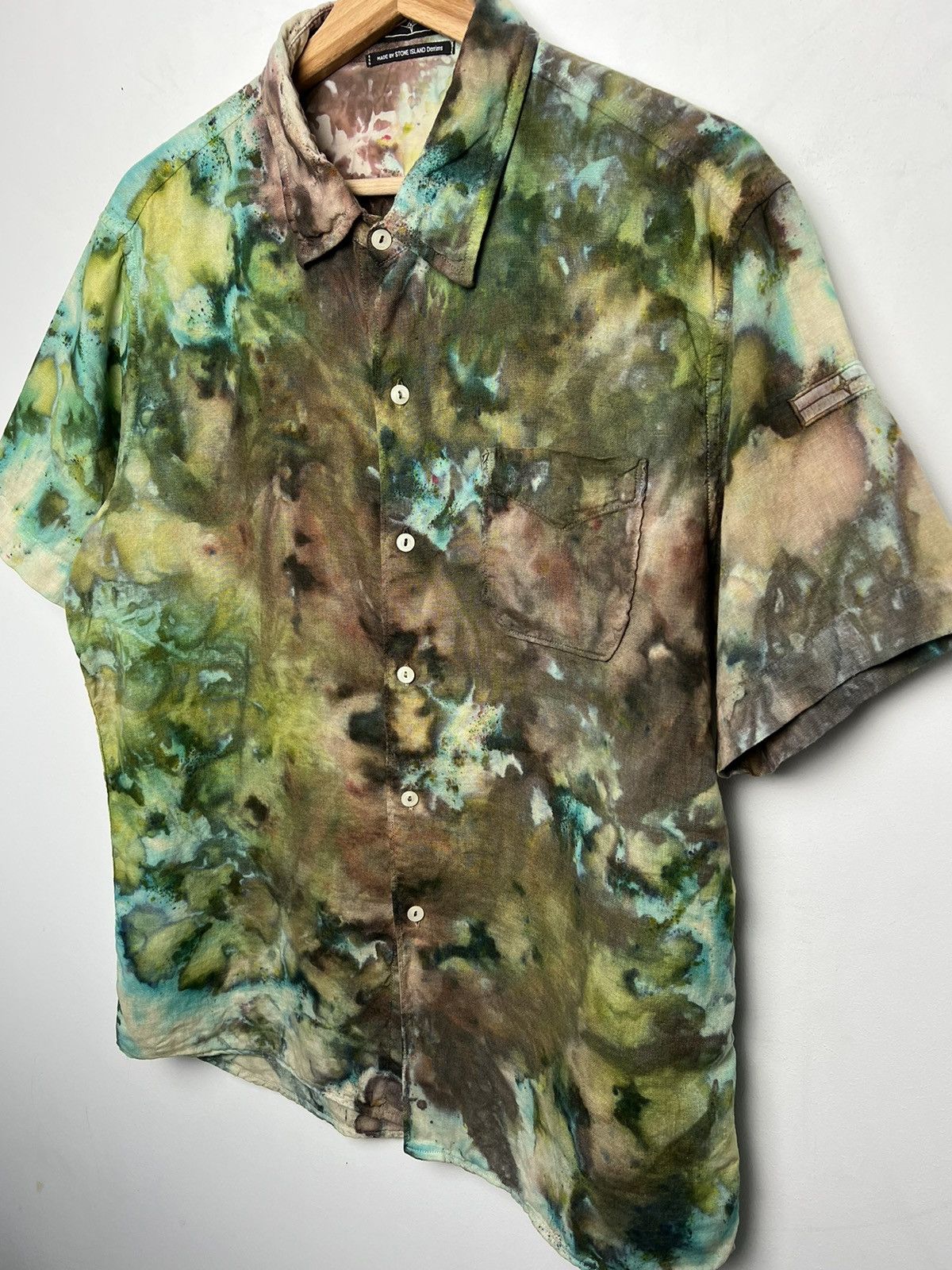 Stone Island stone island vintage shirt tie dye 1/1 Size US L / EU 52-54 / 3 - 3 Thumbnail