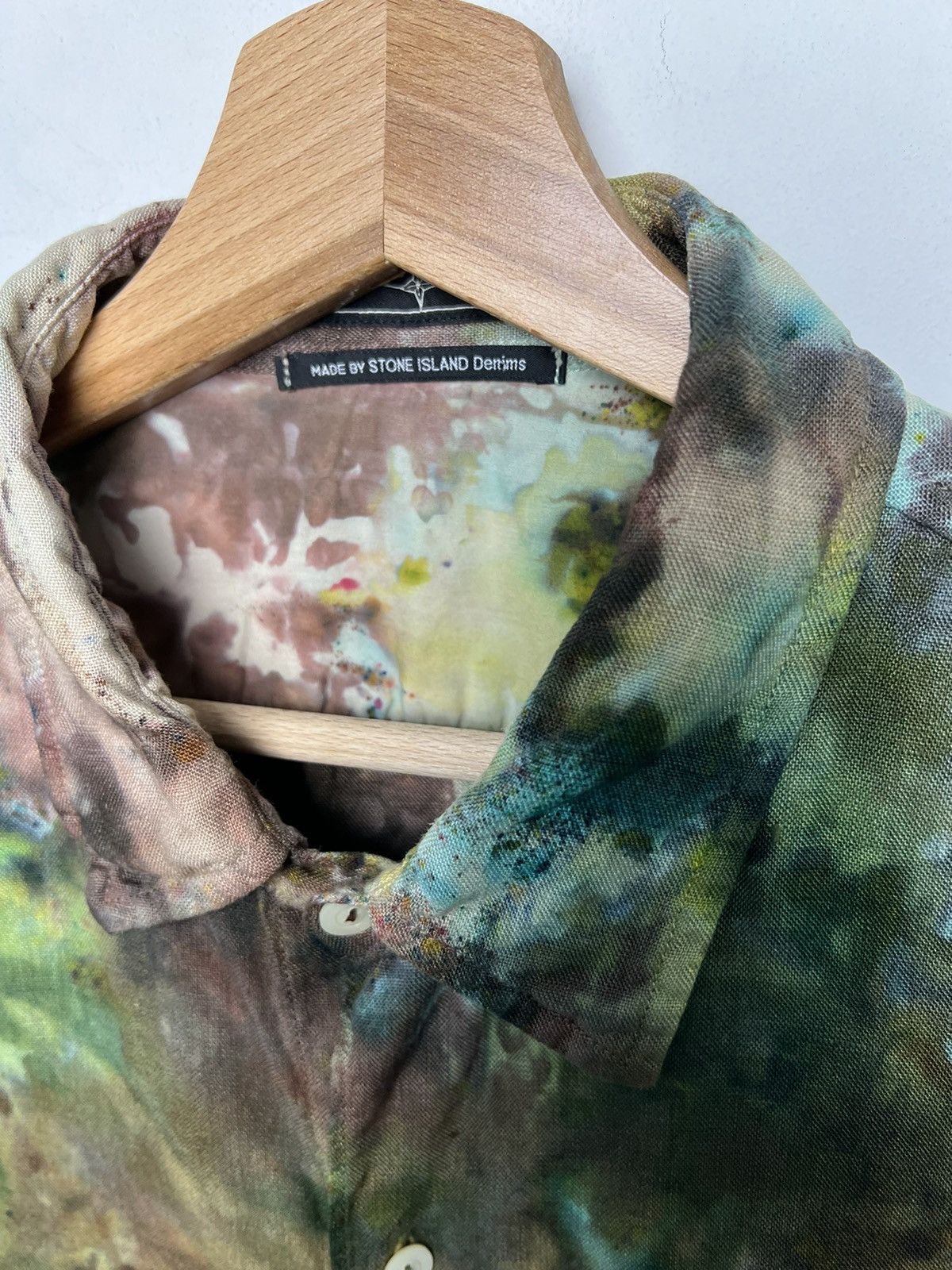 Stone Island stone island vintage shirt tie dye 1/1 Size US L / EU 52-54 / 3 - 5 Thumbnail