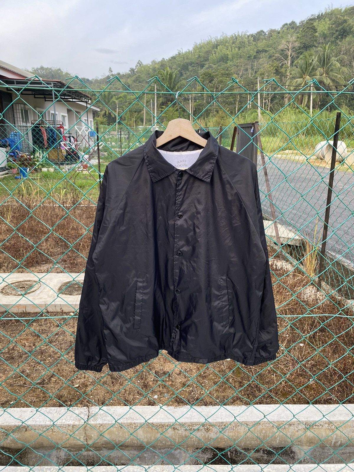 Anti Social Social Club Anti Social Social Club Big Logo Coach Jacket Size US M / EU 48-50 / 2 - 2 Thumbnail