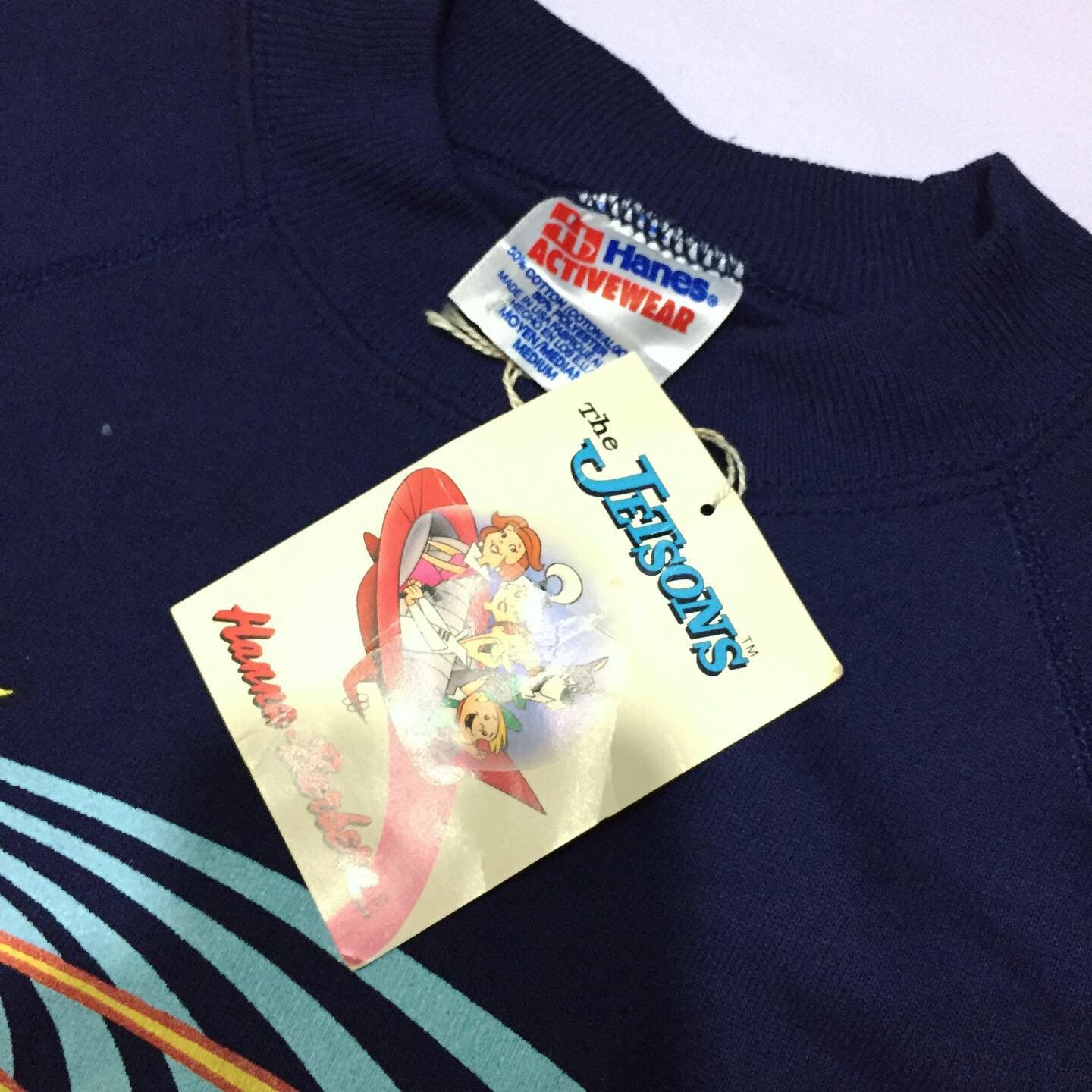 Cartoon Network × Hanes × Vintage Vintage 90s The Jetsons Cartoon Hanna Barbera Sweatshirt Size US M / EU 48-50 / 2 - 3 Thumbnail