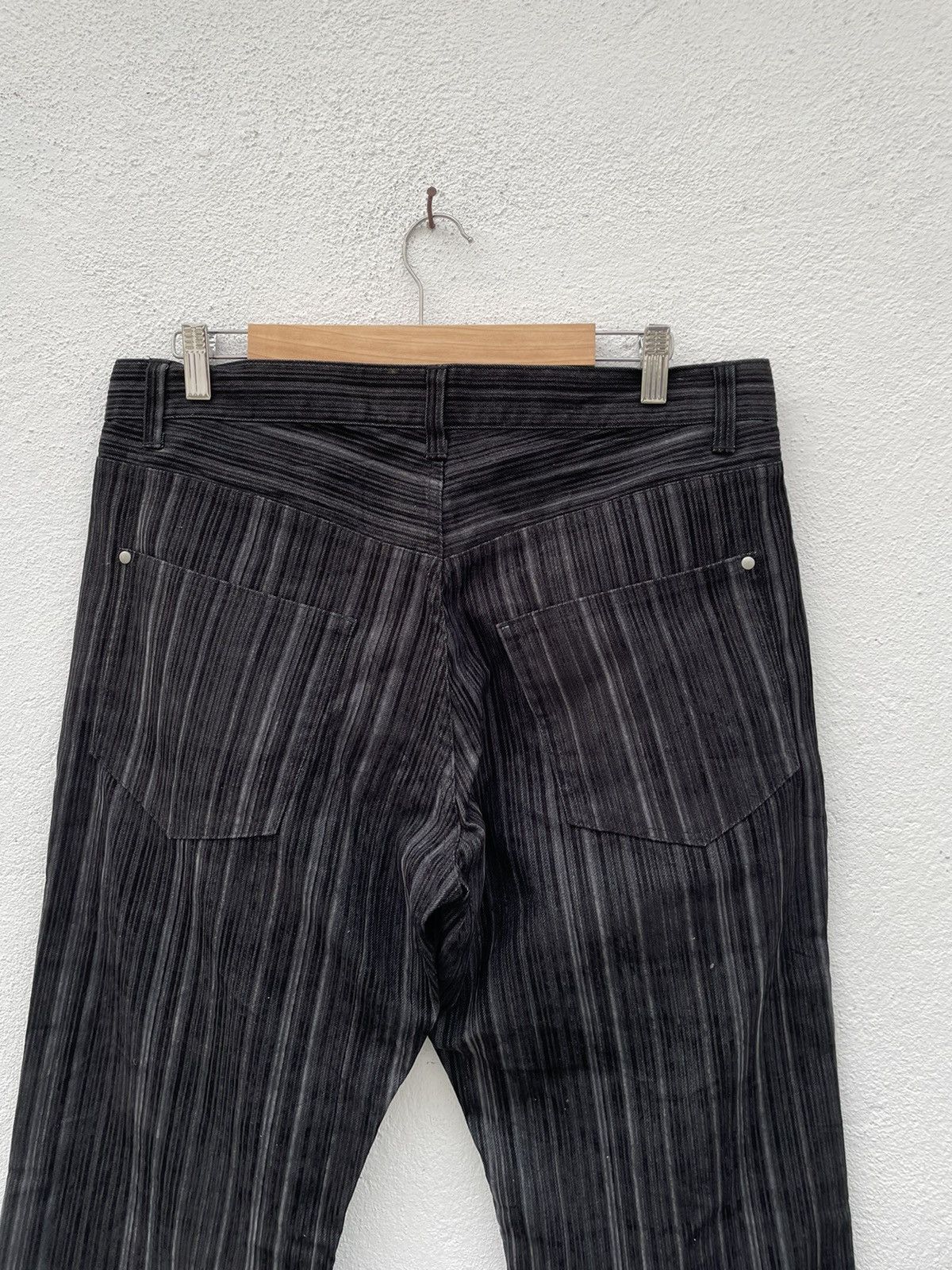 Japanese Brand Made In Japan RadmesS Men’s Bigi Striped Jeans Size US 35 - 7 Thumbnail
