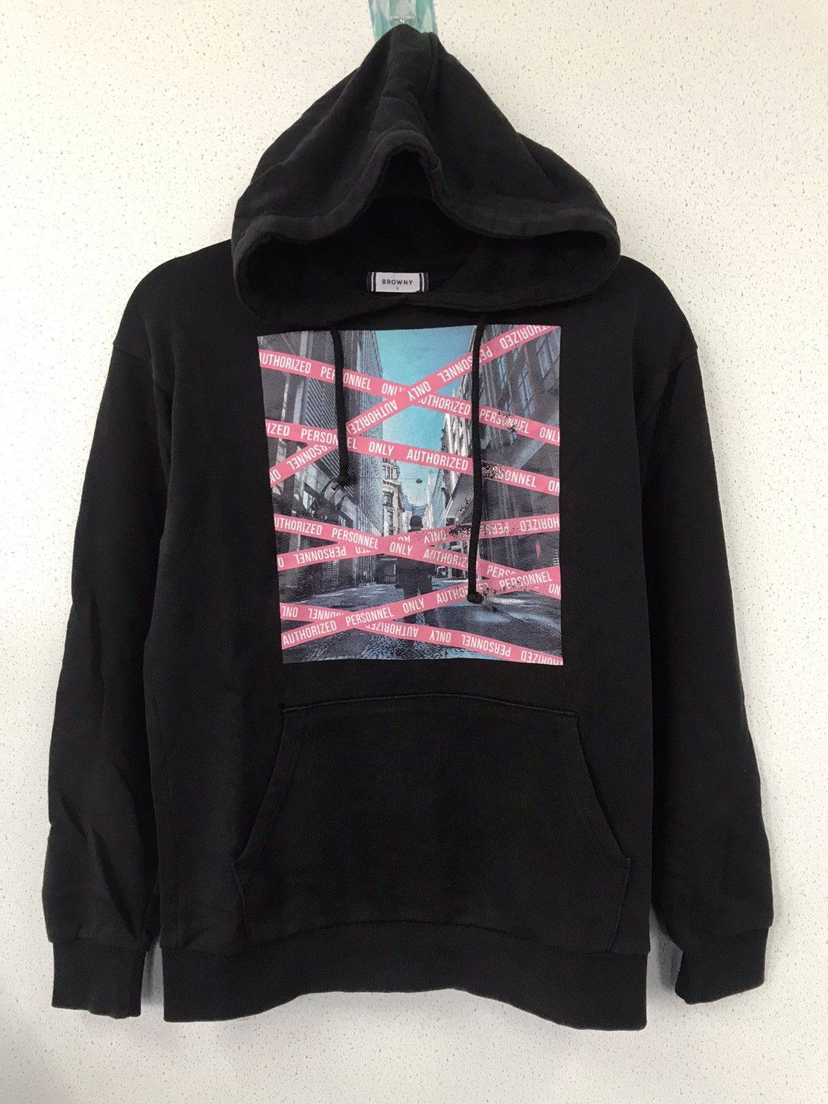 Japanese Brand Browny Authorize Personal Only Black Hoodie Size US S / EU 44-46 / 1 - 1 Thumbnail
