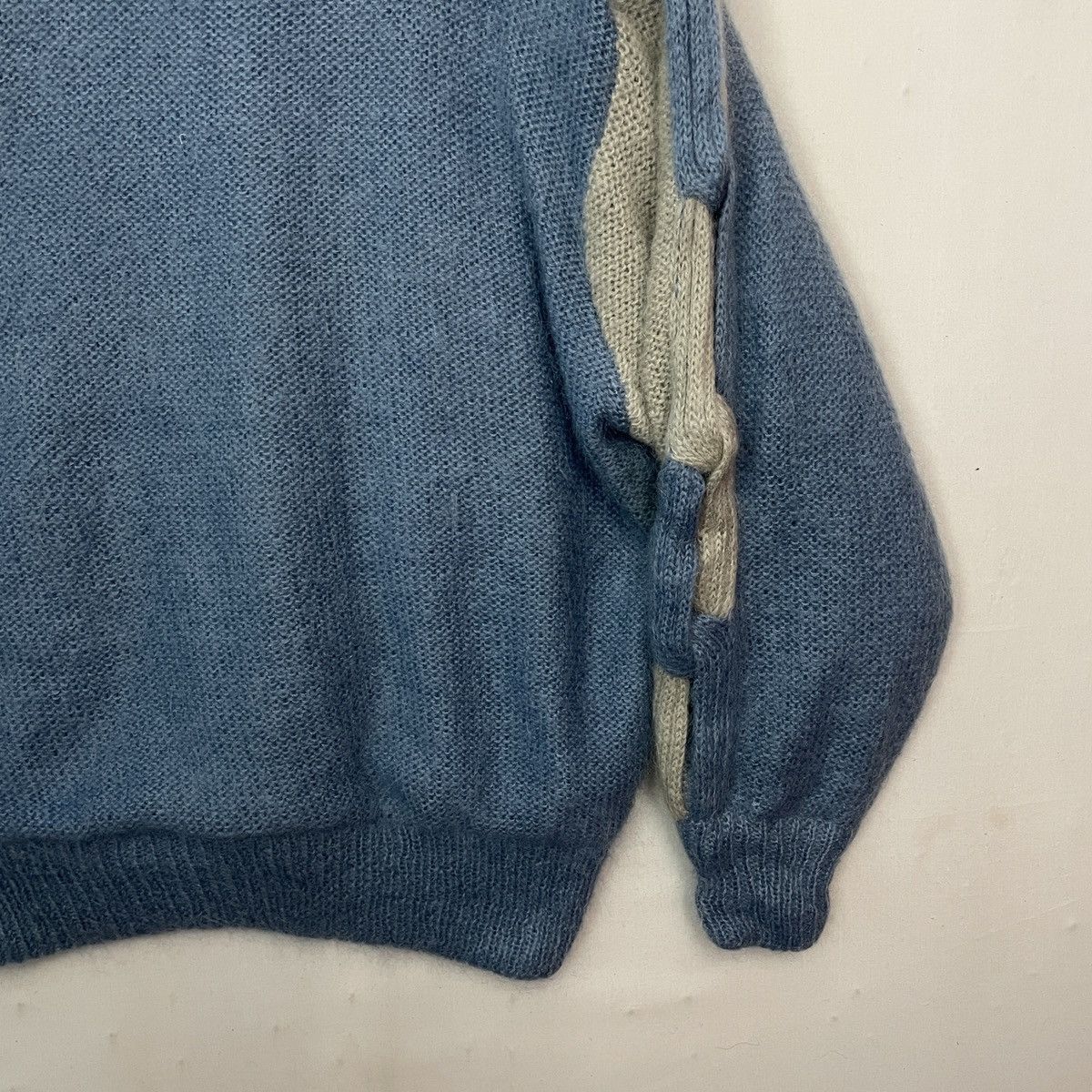 Aran Isles Knitwear RARE🔥 Vtg MORE JOY BY NAIGAI Mohair Wool Buttons Cardigan Size US L / EU 52-54 / 3 - 14 Thumbnail