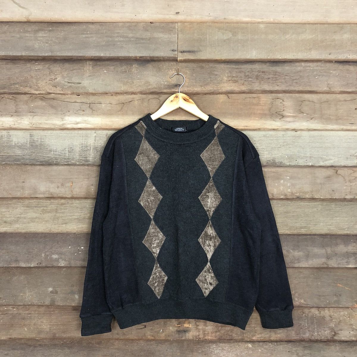 Homespun Knitwear × Lindbergh × Vintage Lindbergh vintage sweatshirt Black Knitwear #095B Size US M / EU 48-50 / 2 - 1 Thumbnail