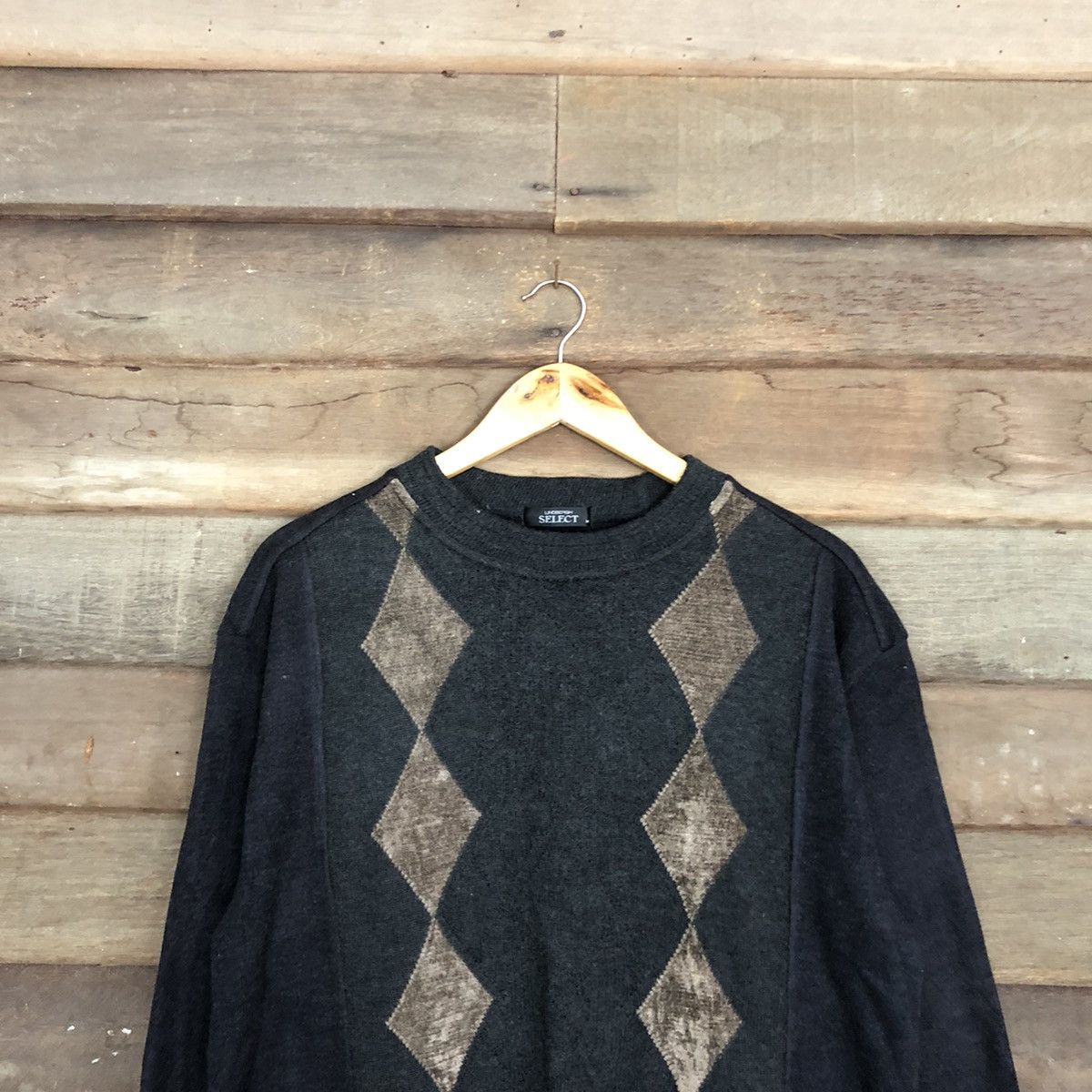 Homespun Knitwear × Lindbergh × Vintage Lindbergh vintage sweatshirt Black Knitwear #095B Size US M / EU 48-50 / 2 - 2 Thumbnail