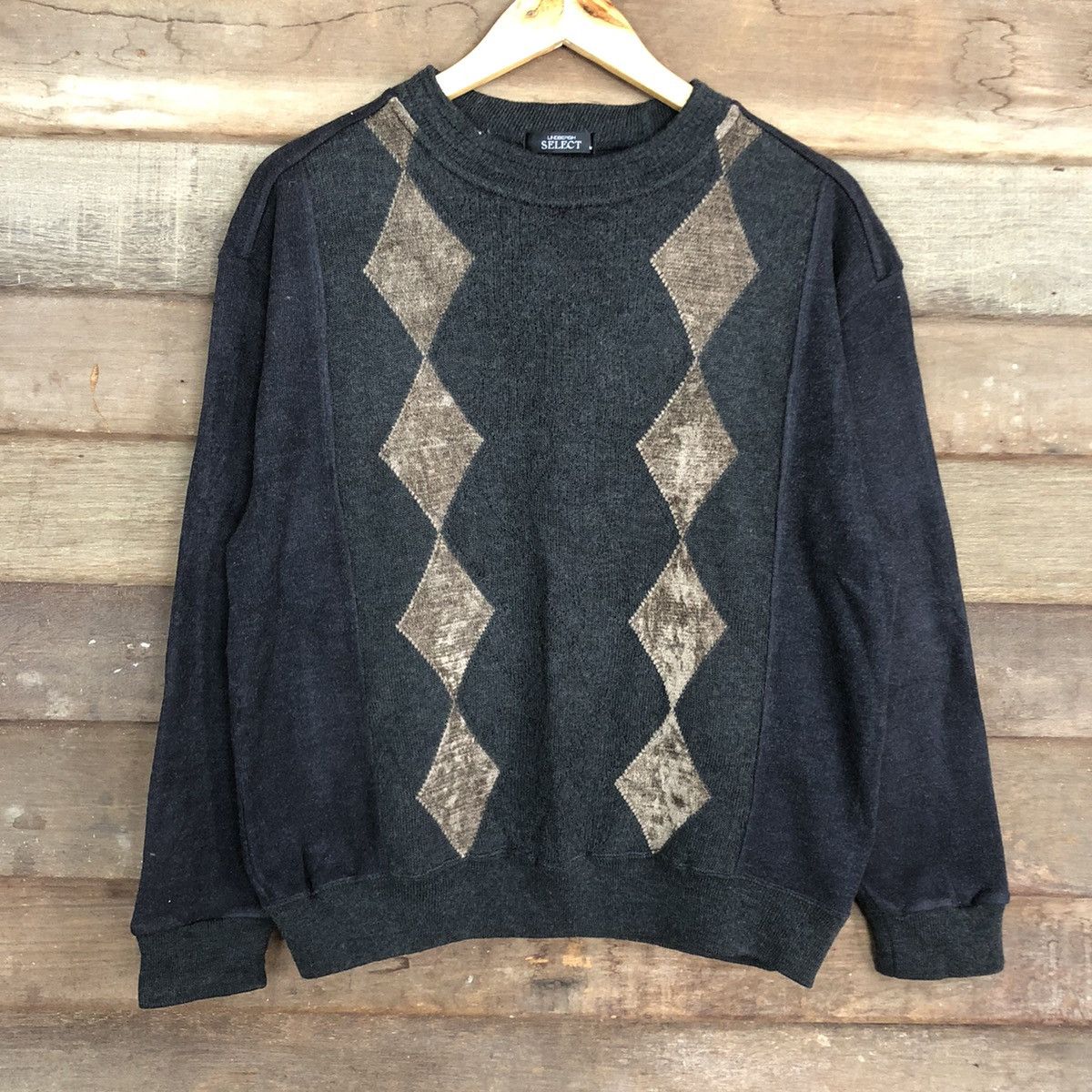 Homespun Knitwear × Lindbergh × Vintage Lindbergh vintage sweatshirt Black Knitwear #095B Size US M / EU 48-50 / 2 - 8 Thumbnail