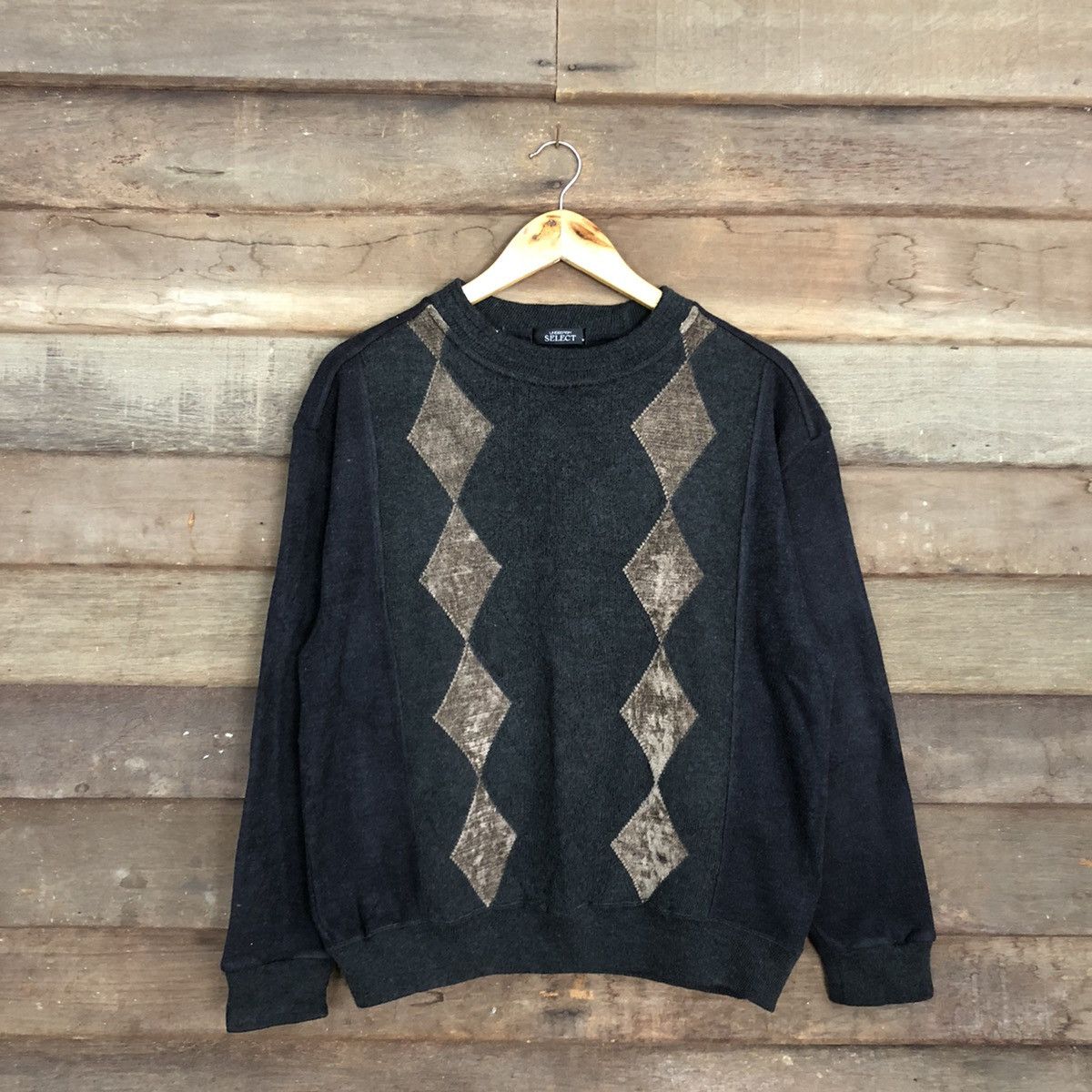 Homespun Knitwear × Lindbergh × Vintage Lindbergh vintage sweatshirt Black Knitwear #095B Size US M / EU 48-50 / 2 - 3 Thumbnail