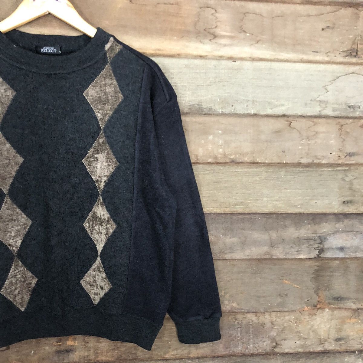 Homespun Knitwear × Lindbergh × Vintage Lindbergh vintage sweatshirt Black Knitwear #095B Size US M / EU 48-50 / 2 - 5 Thumbnail
