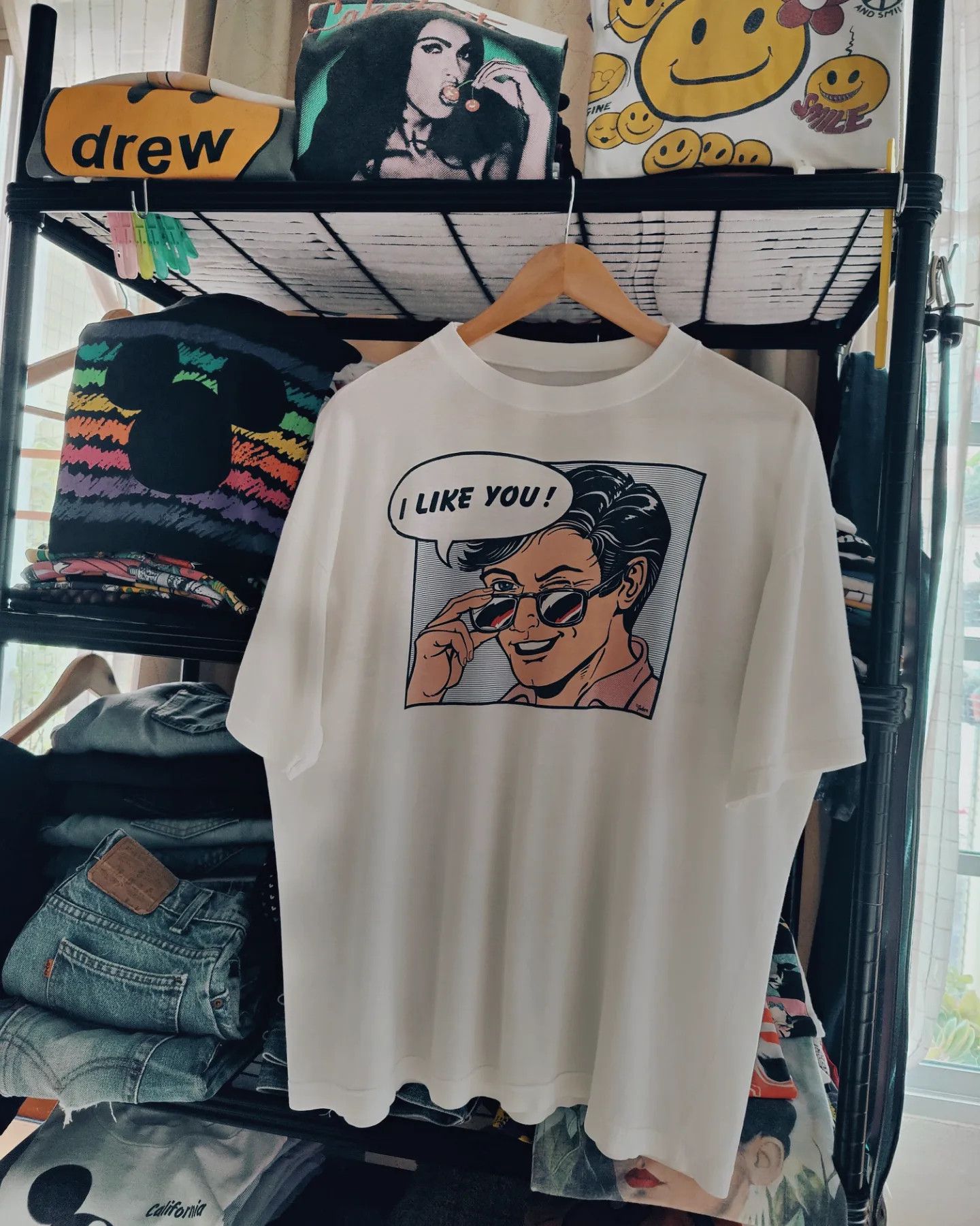 Vintage vintage 90s - I Like You ! - Vintage Romance Comics Tee Size US XL / EU 56 / 4 - 3 Thumbnail