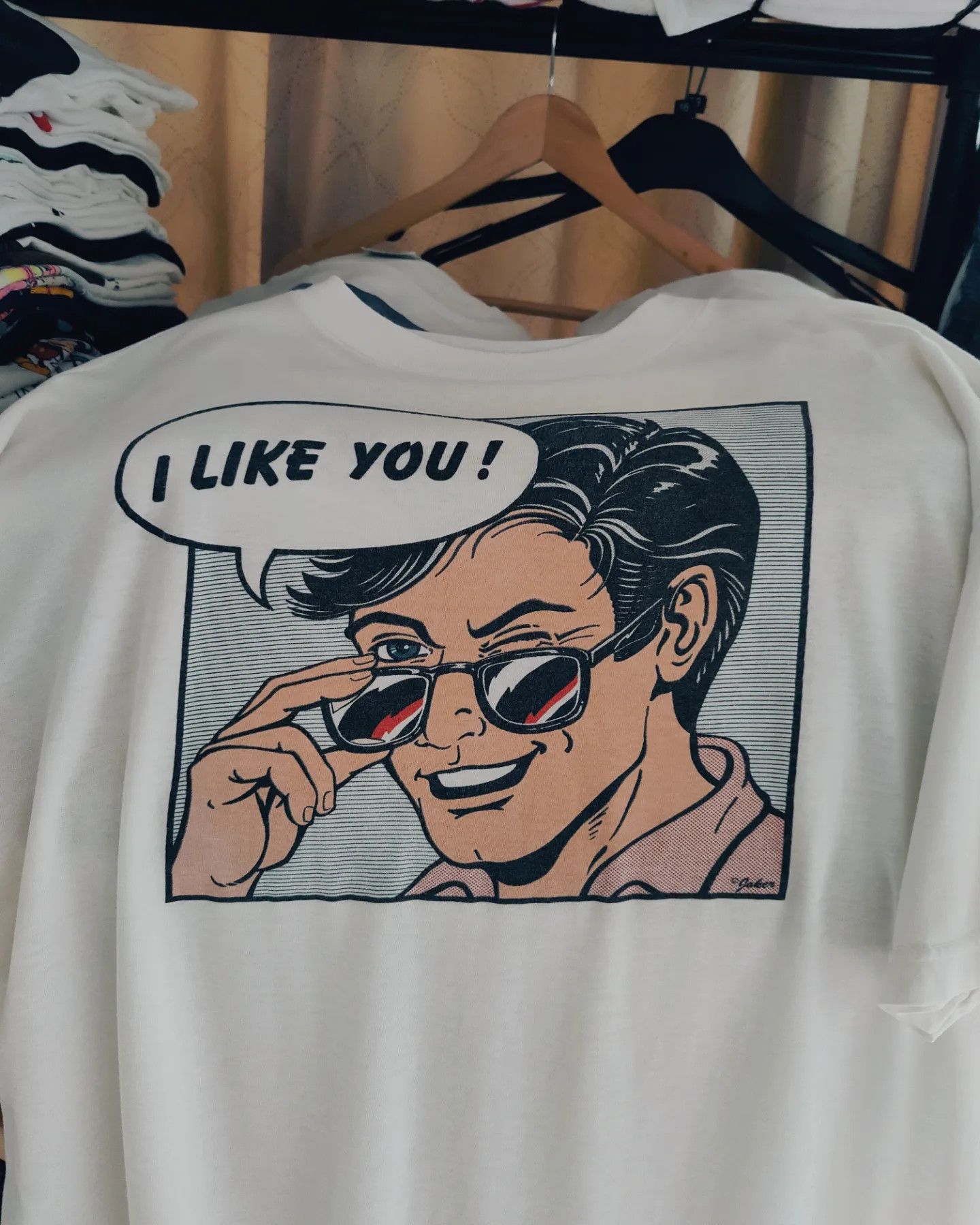 Vintage vintage 90s - I Like You ! - Vintage Romance Comics Tee Size US XL / EU 56 / 4 - 1 Thumbnail
