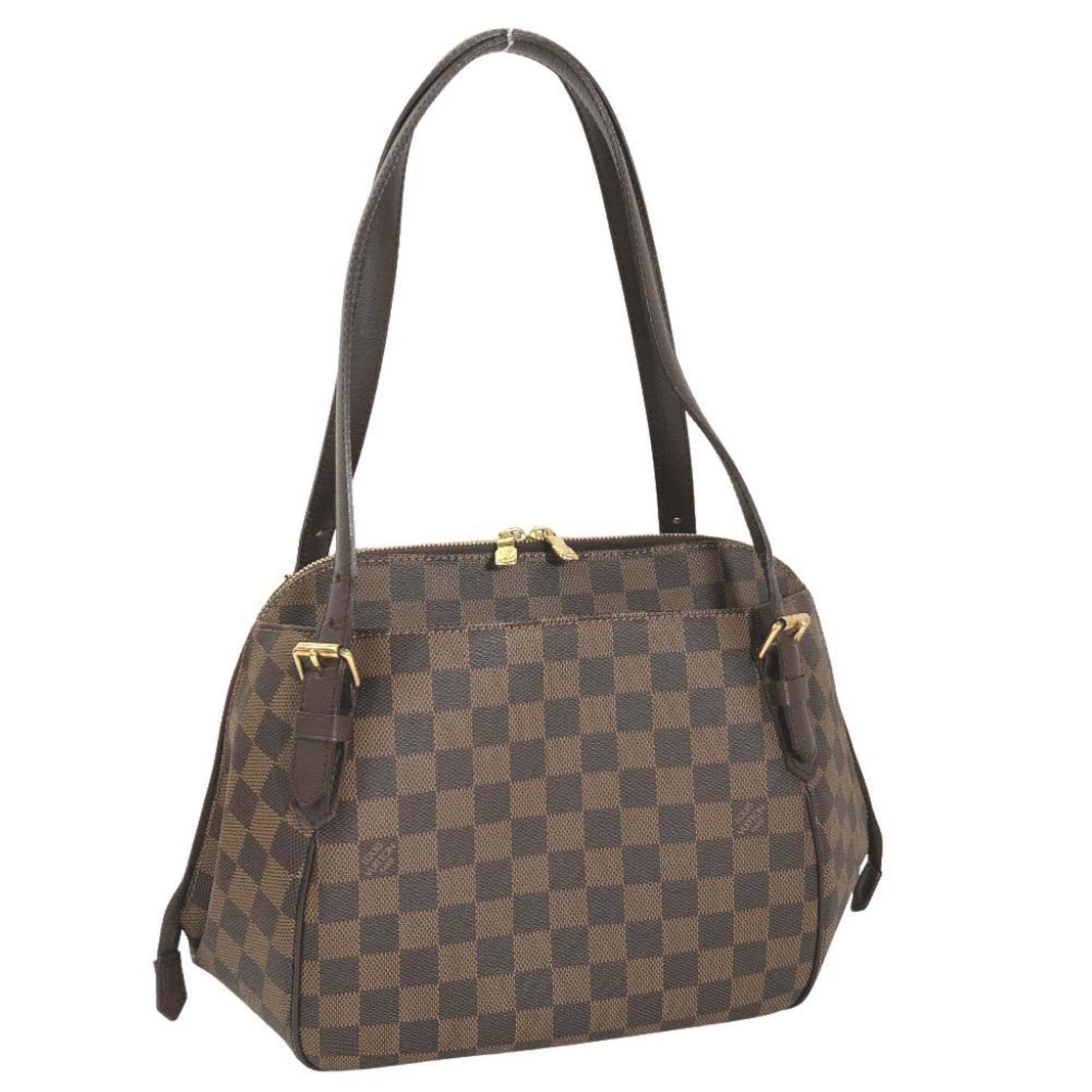 LOUIS VUITTON On the Go MM bicolor amplant WomenHandbag Black / beige USED