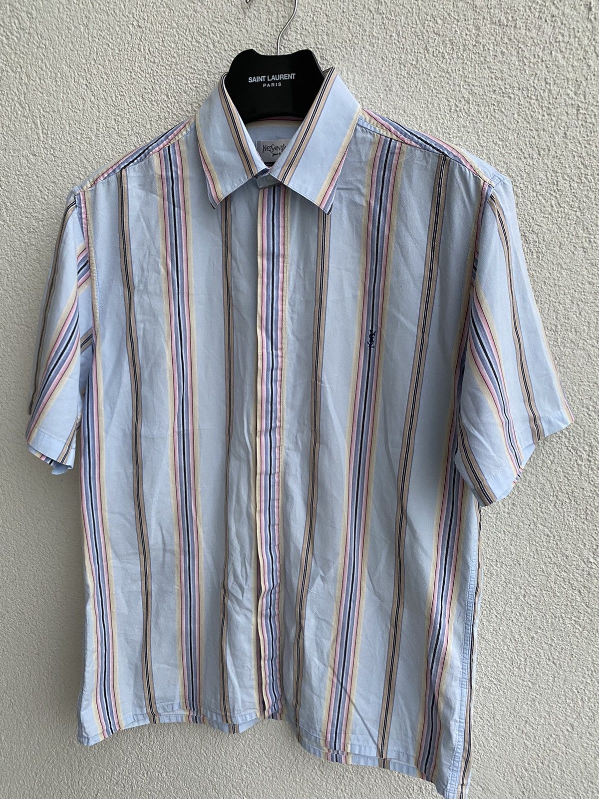 Multicolor YSL Shirt Summer Rare