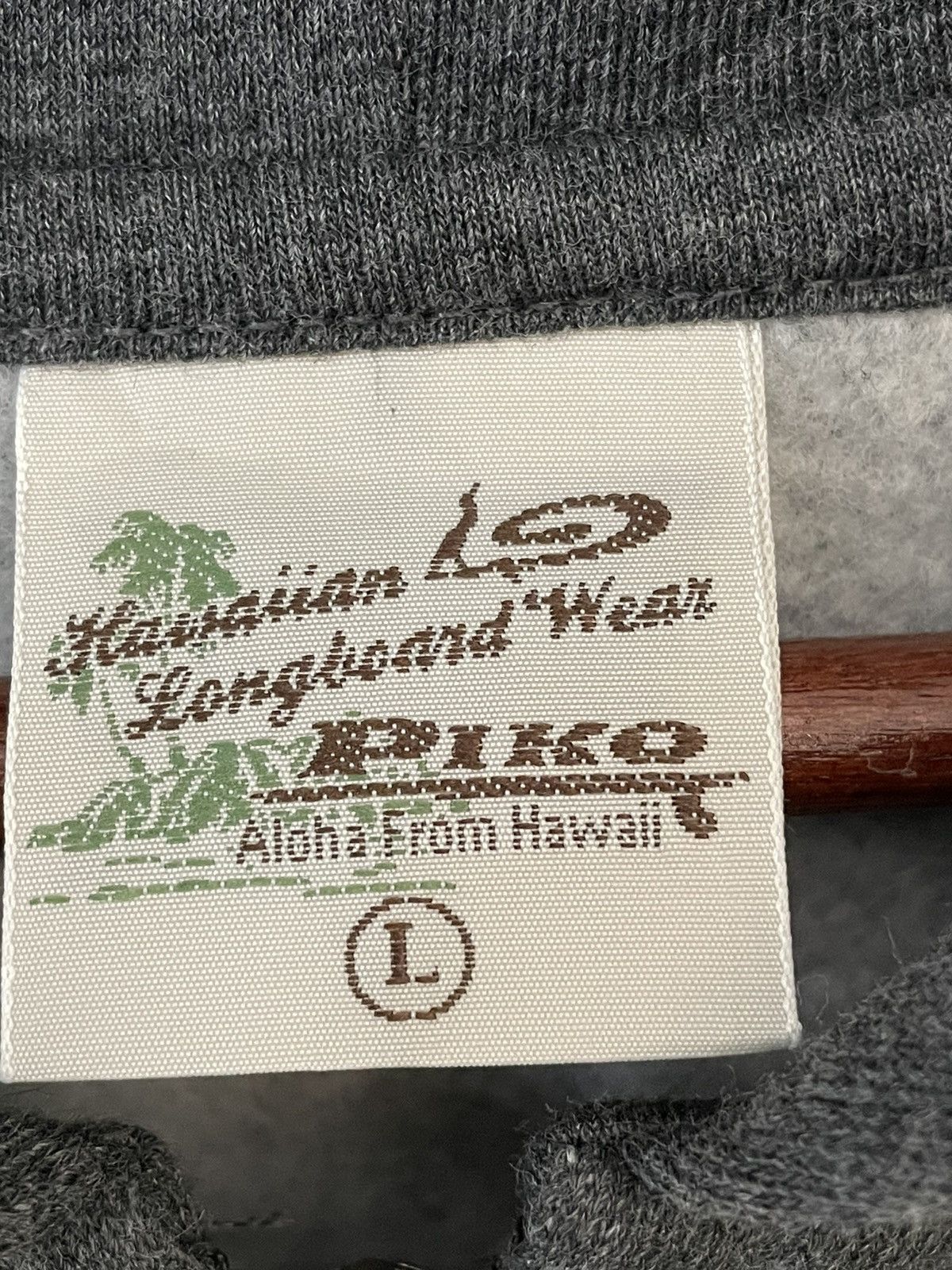 Japanese Brand PIKO HAWAIIAN LONGBOARD WEAR HOODIE Size US L / EU 52-54 / 3 - 8 Thumbnail