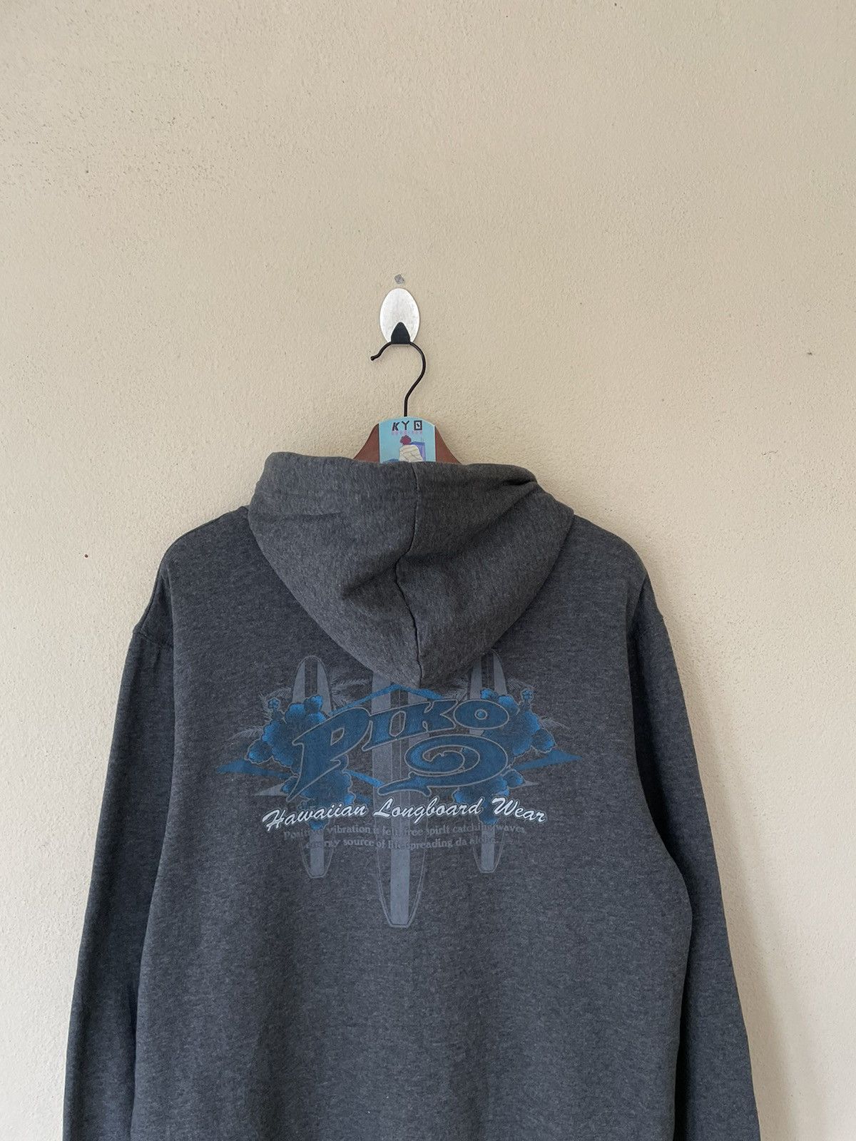 Japanese Brand PIKO HAWAIIAN LONGBOARD WEAR HOODIE Size US L / EU 52-54 / 3 - 3 Thumbnail