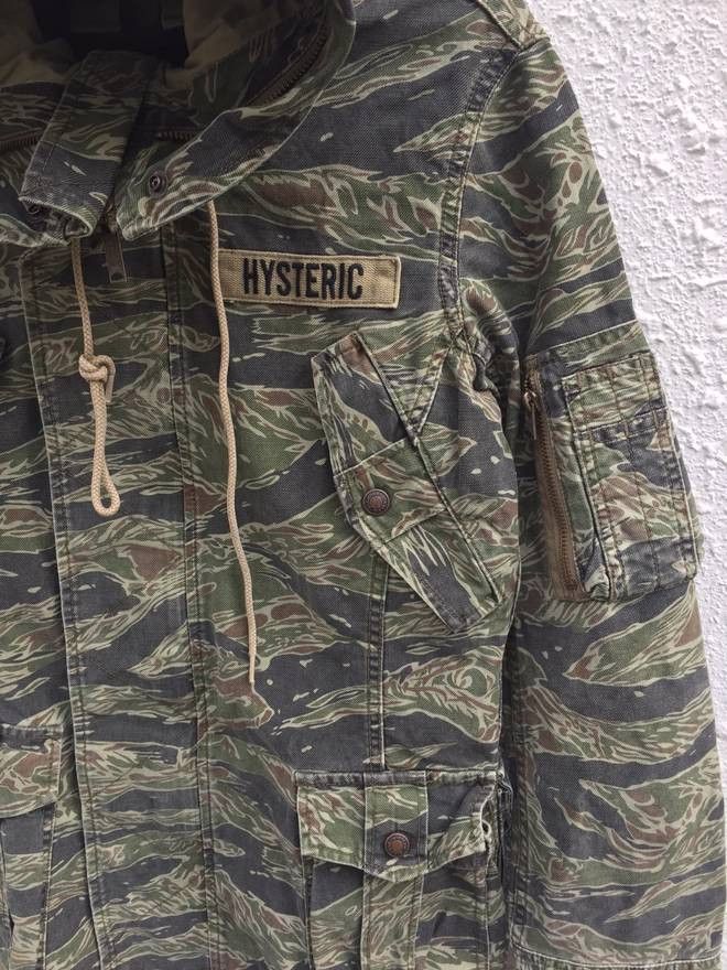Hysteric Glamour 1990s Hysteric Glamour Military Tiger Camo Jacket Size US S / EU 44-46 / 1 - 5 Thumbnail