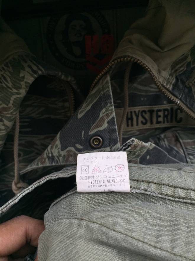 Hysteric Glamour 1990s Hysteric Glamour Military Tiger Camo Jacket Size US S / EU 44-46 / 1 - 8 Thumbnail