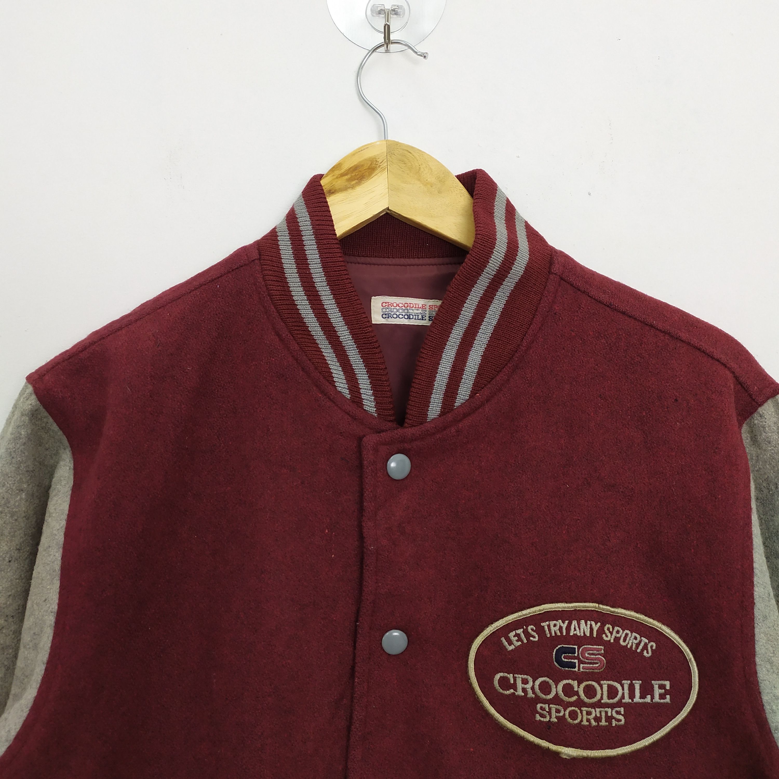 Crocs CROCODILE SPORTS WOOL VARSITY JACKET Size US M / EU 48-50 / 2 - 2 Thumbnail