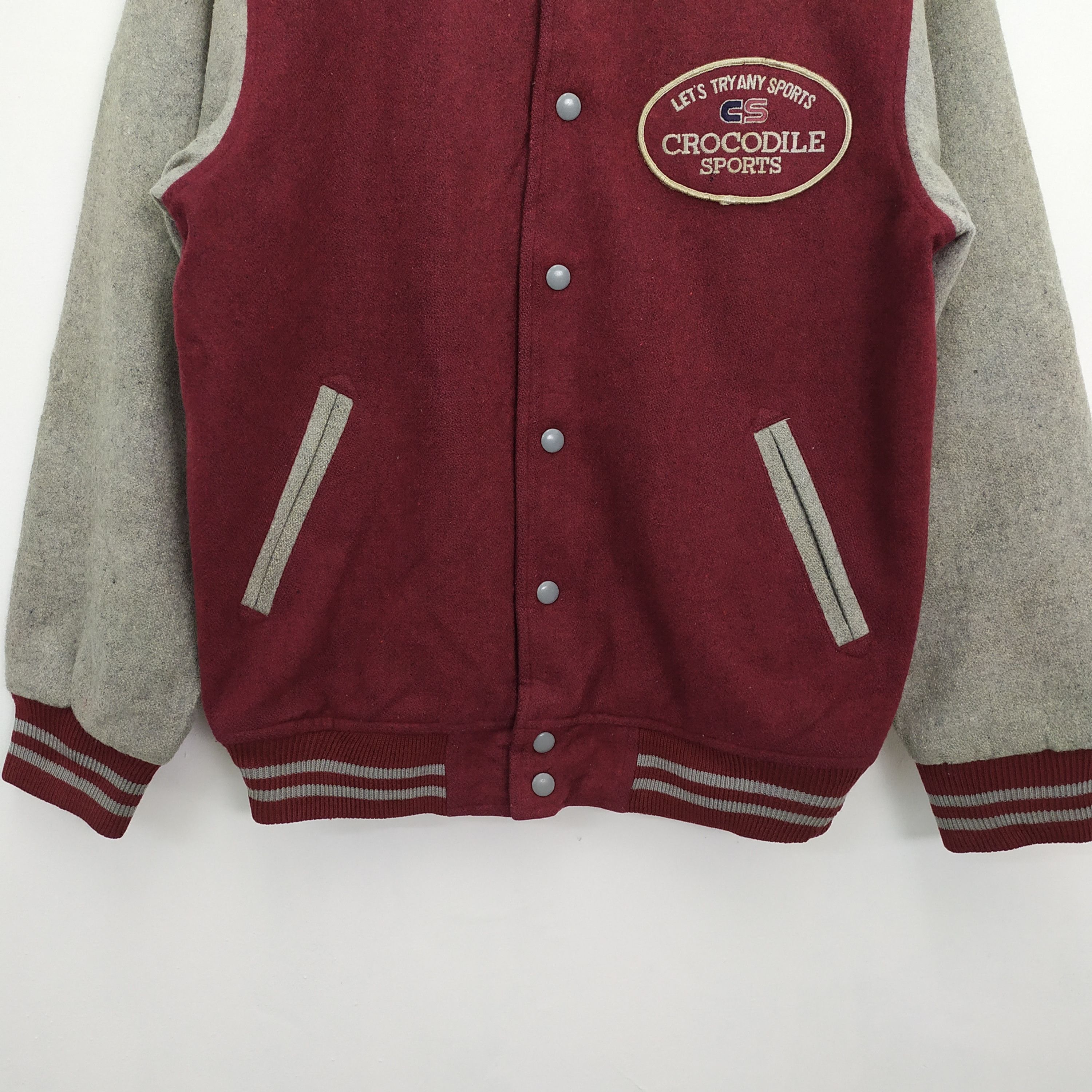 Crocs CROCODILE SPORTS WOOL VARSITY JACKET Size US M / EU 48-50 / 2 - 5 Thumbnail