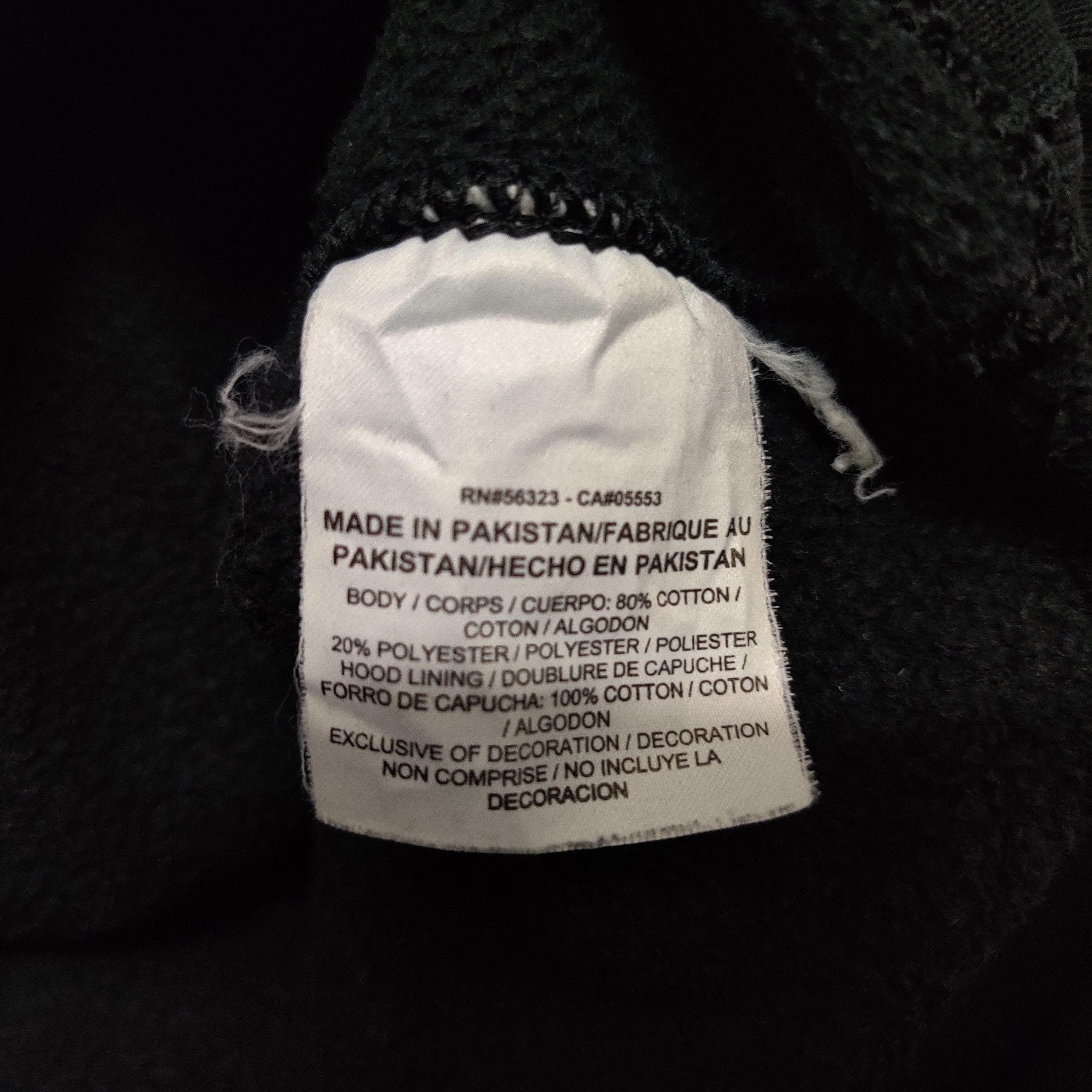 Nike Vintage Nike Hoodie Jumper Mini Swoosh Black Size US XL / EU 56 / 4 - 6 Thumbnail