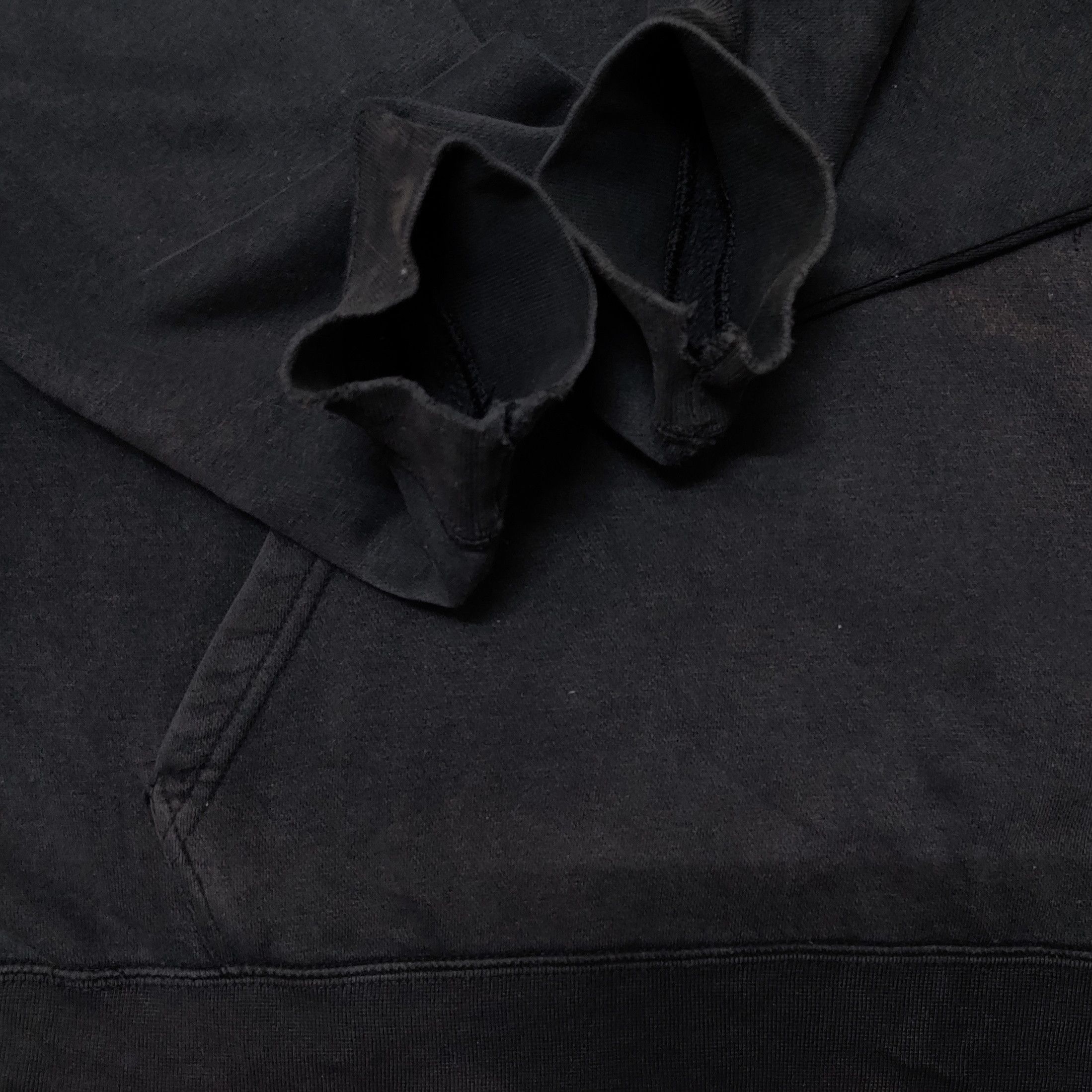 Nike Vintage Nike Hoodie Jumper Mini Swoosh Black Size US XL / EU 56 / 4 - 4 Thumbnail