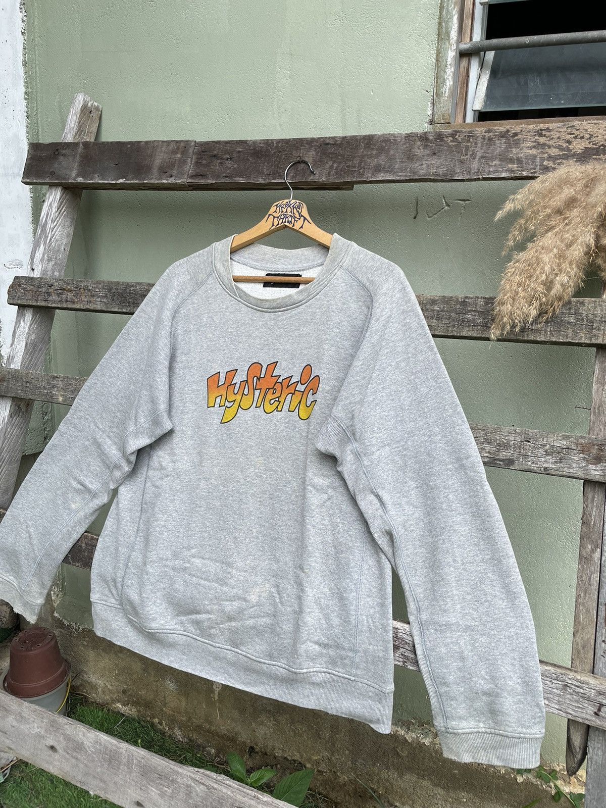 Hysteric Glamour Vintage Hysteric glamour Spell Out Logo Sweetshirts Size US L / EU 52-54 / 3 - 2 Thumbnail
