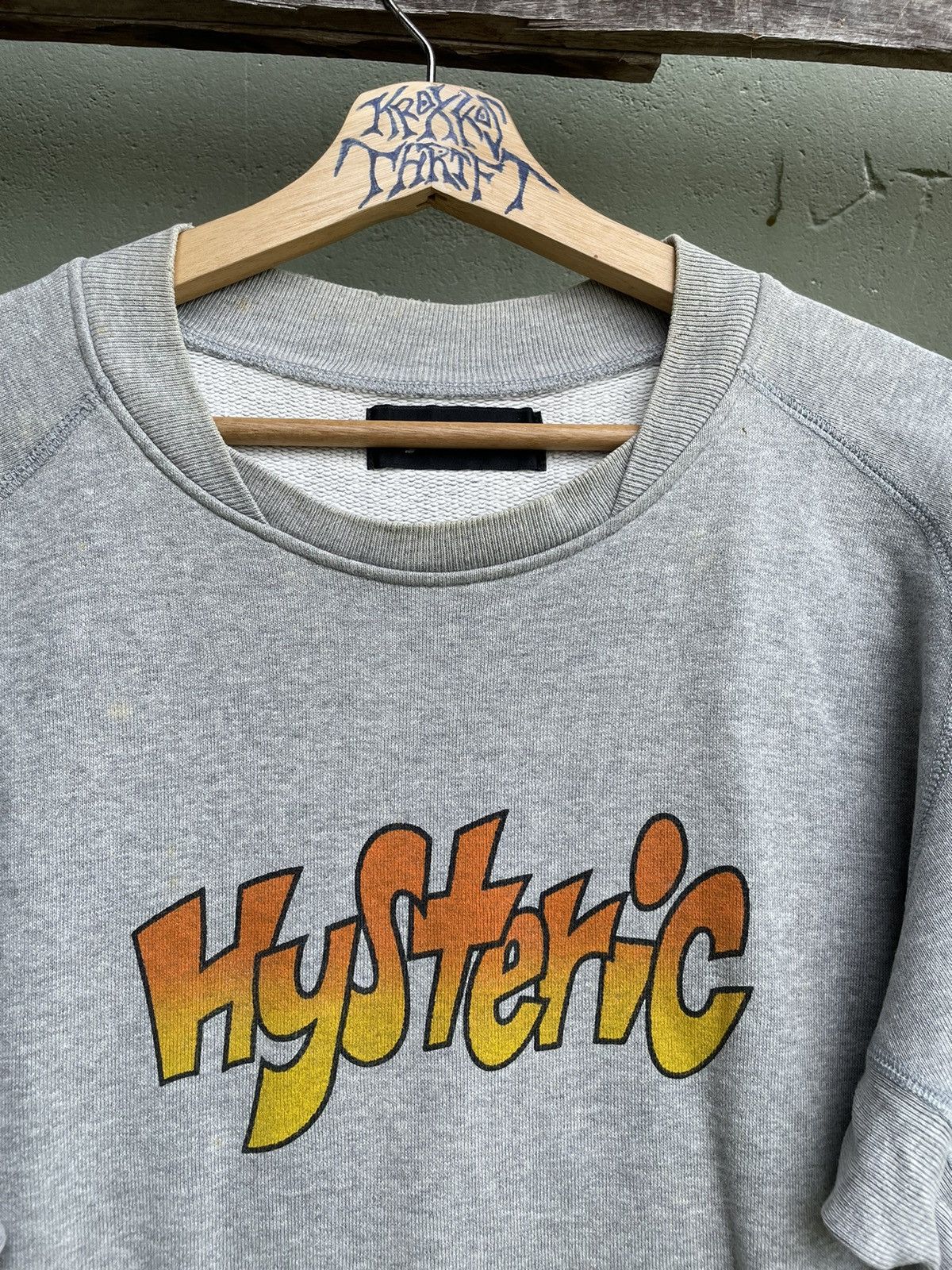 Hysteric Glamour Vintage Hysteric glamour Spell Out Logo Sweetshirts Size US L / EU 52-54 / 3 - 4 Thumbnail