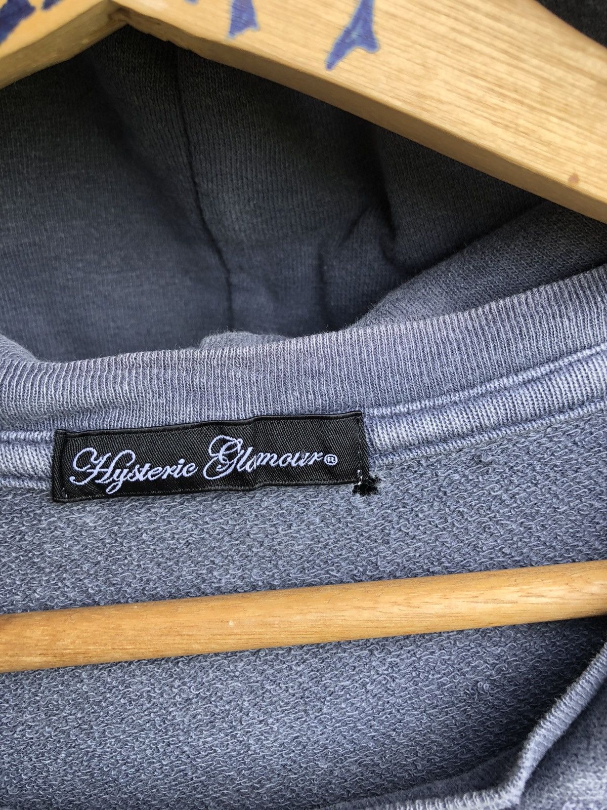 Hysteric Glamour × Japanese Brand Vintage Hysteric Glamour Big Logo Long Hoodie Size S / US 4 / IT 40 - 5 Thumbnail