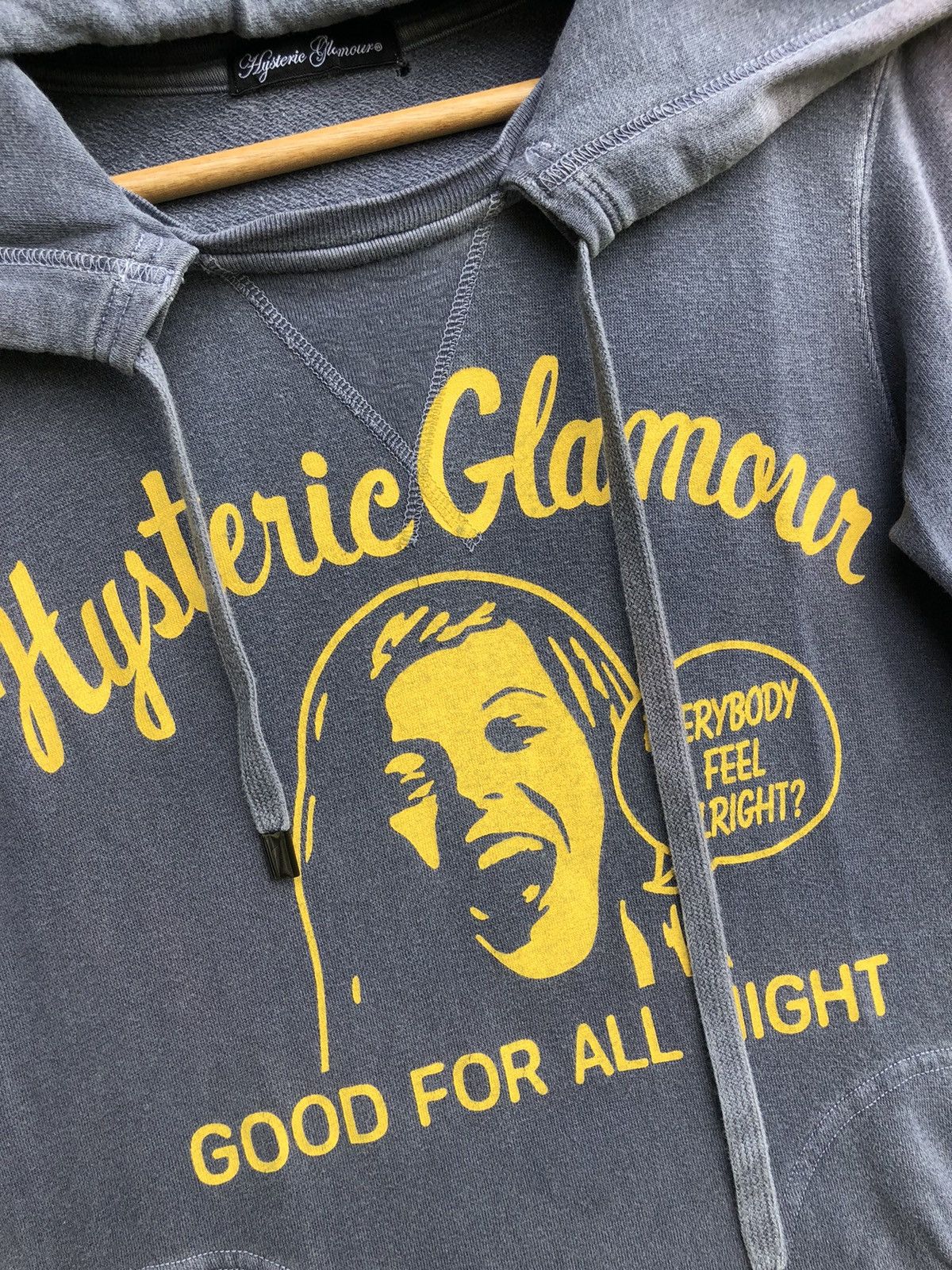 Hysteric Glamour × Japanese Brand Vintage Hysteric Glamour Big Logo Long Hoodie Size S / US 4 / IT 40 - 3 Thumbnail