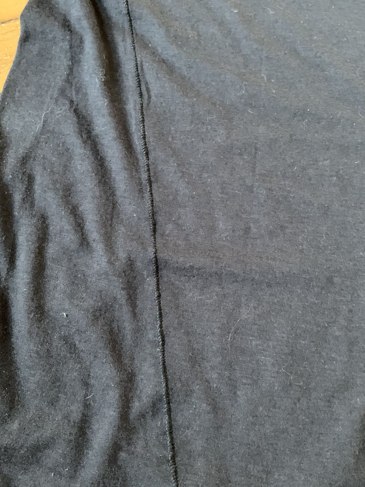 Boris Bidjan Saberi Black longline fine cotton asymmetric cut t-shirt Size US M / EU 48-50 / 2 - 13 Thumbnail