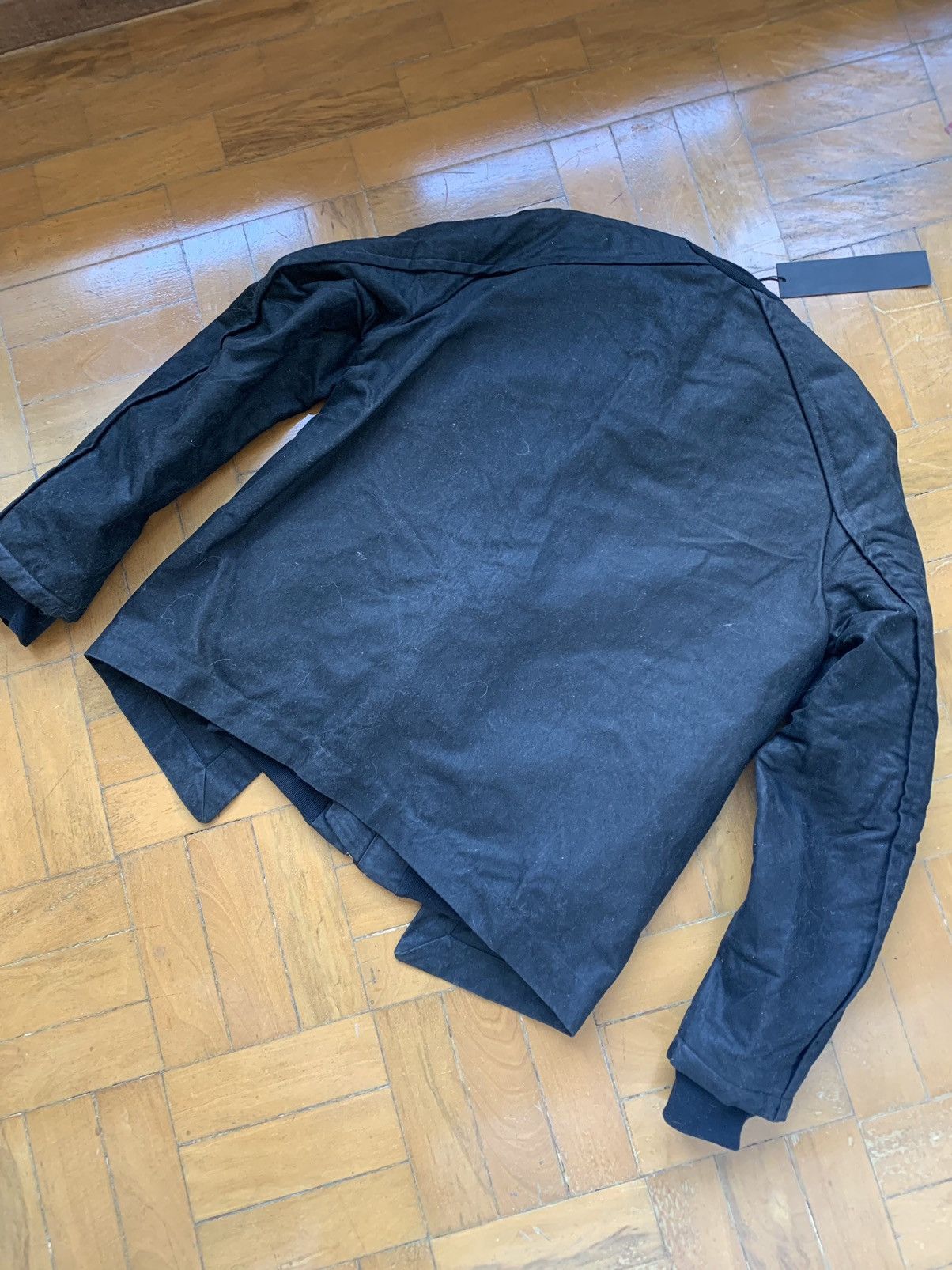 Gareth Pugh $1300 New double layered black bomber jacket Made In Italy Size US M / EU 48-50 / 2 - 22 Thumbnail