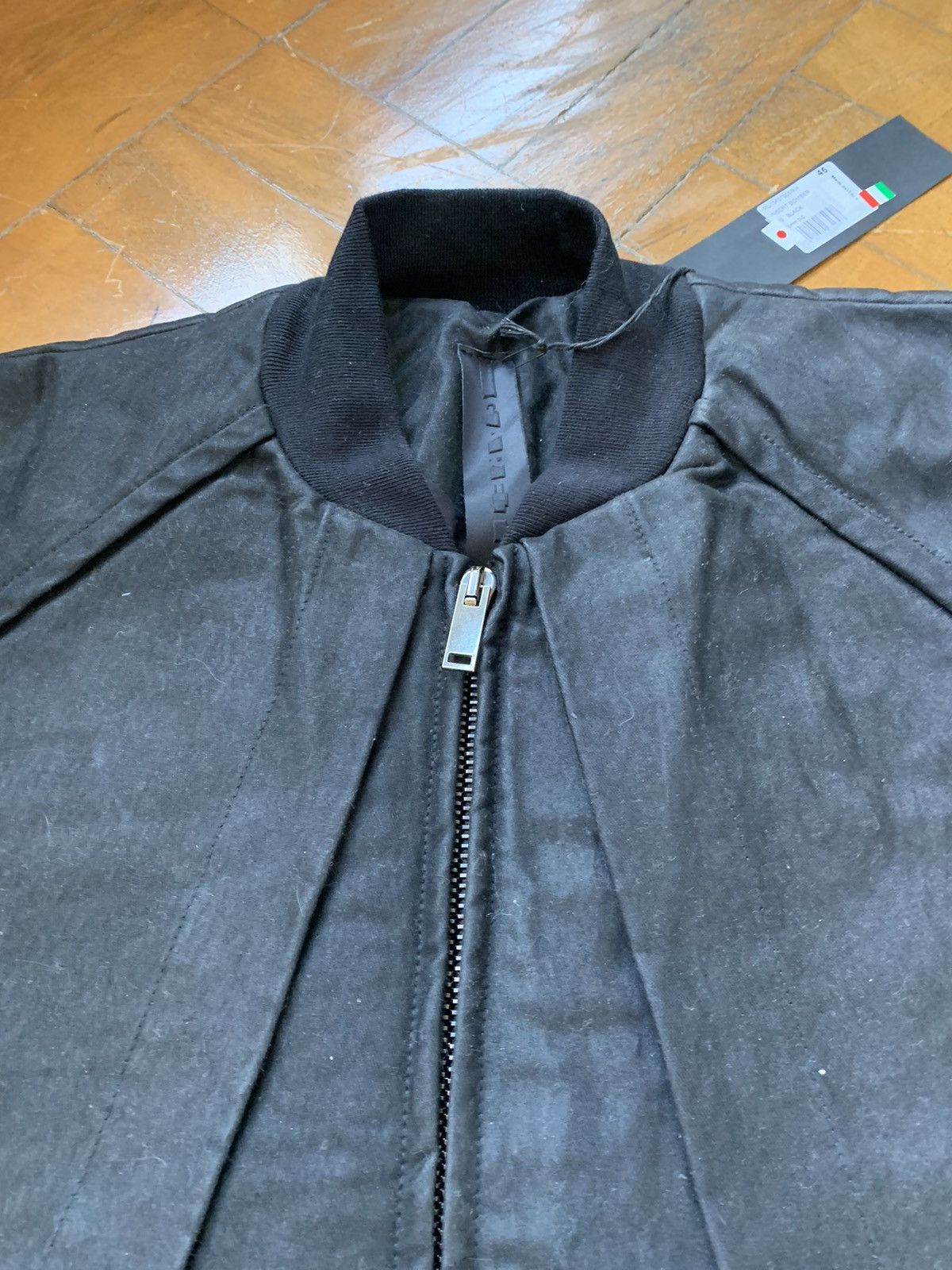 Gareth Pugh $1300 New double layered black bomber jacket Made In Italy Size US M / EU 48-50 / 2 - 8 Thumbnail