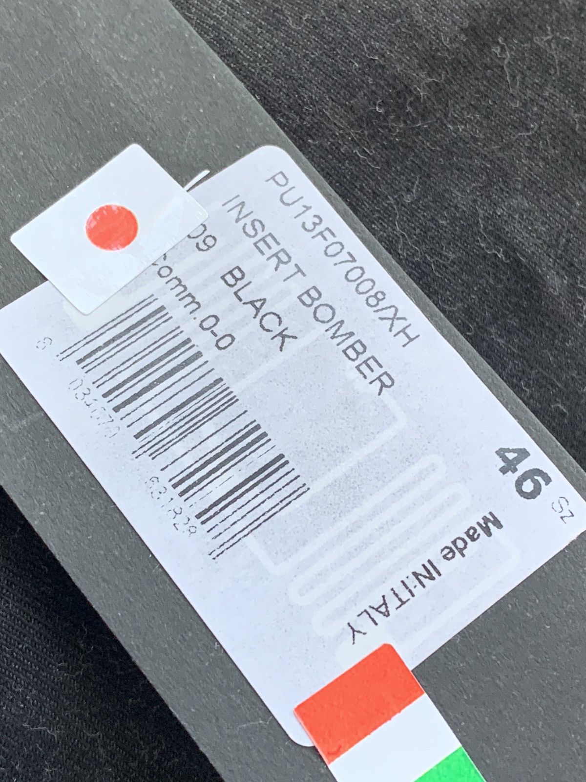 Gareth Pugh $1300 New double layered black bomber jacket Made In Italy Size US M / EU 48-50 / 2 - 20 Thumbnail