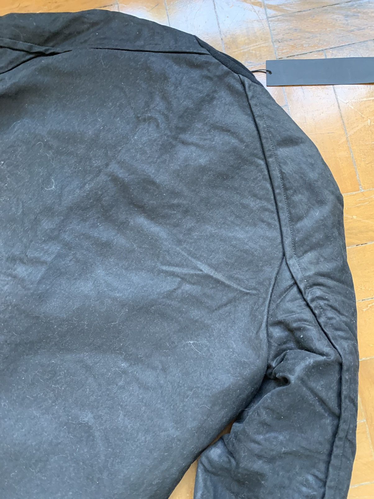 Gareth Pugh $1300 New double layered black bomber jacket Made In Italy Size US M / EU 48-50 / 2 - 24 Thumbnail