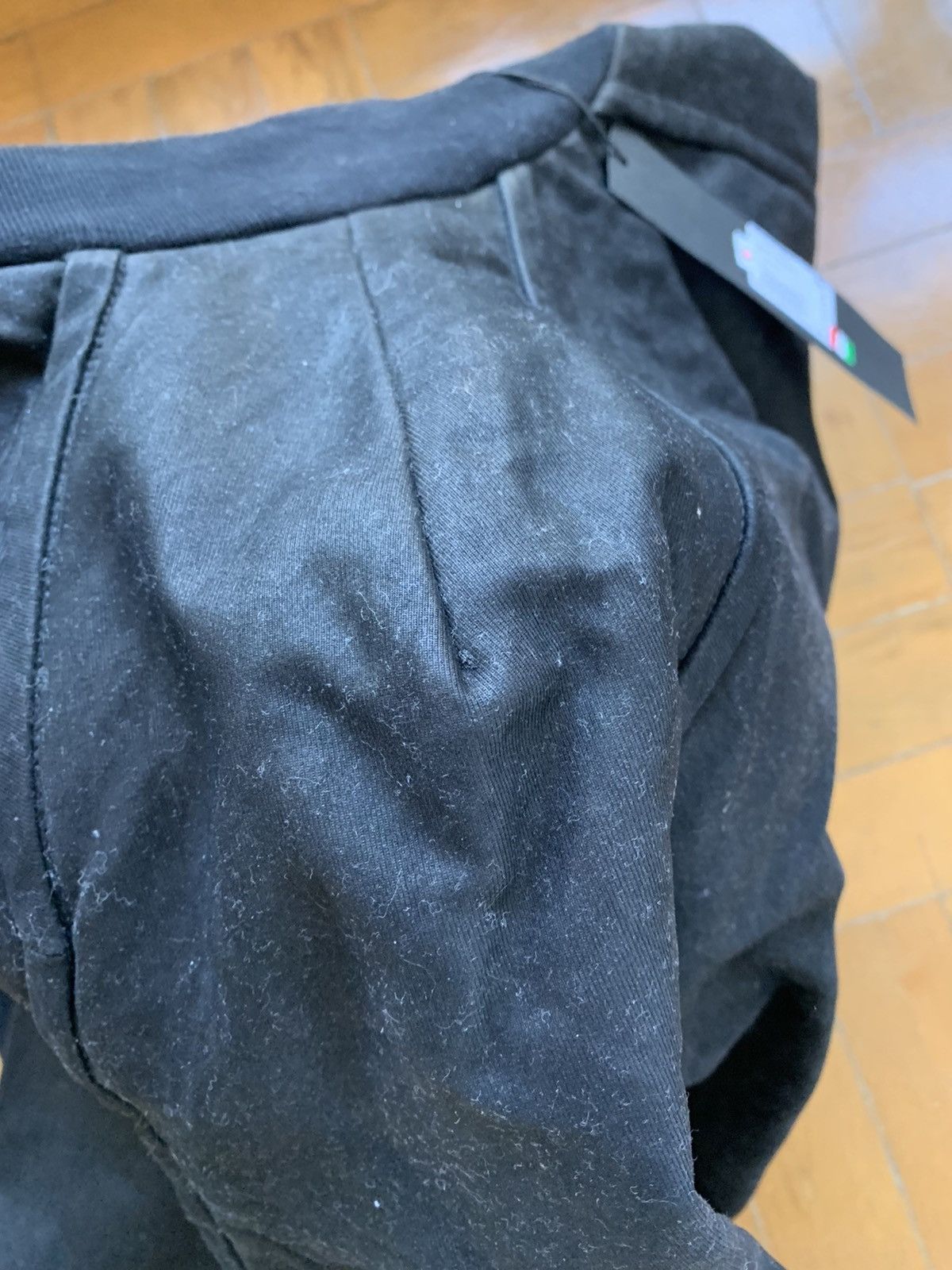 Gareth Pugh $1300 New double layered black bomber jacket Made In Italy Size US M / EU 48-50 / 2 - 19 Thumbnail