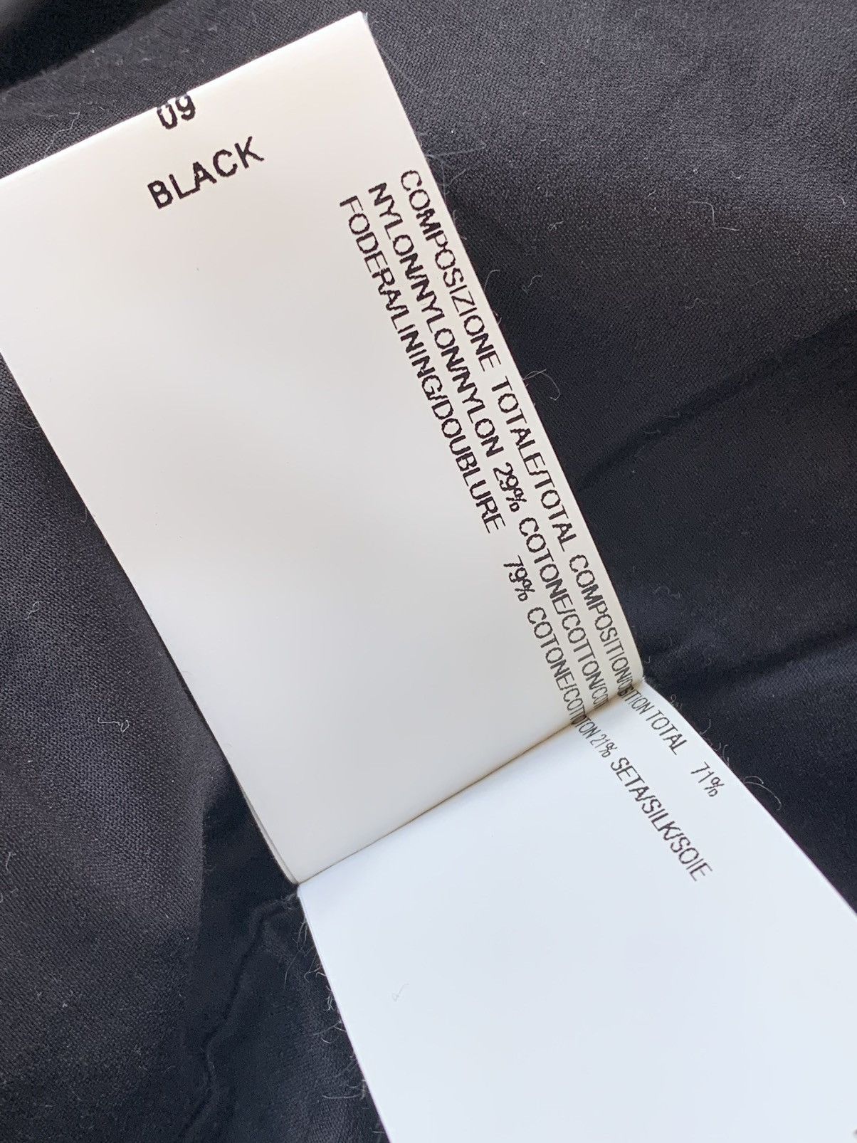 Gareth Pugh $1300 New double layered black bomber jacket Made In Italy Size US M / EU 48-50 / 2 - 16 Thumbnail