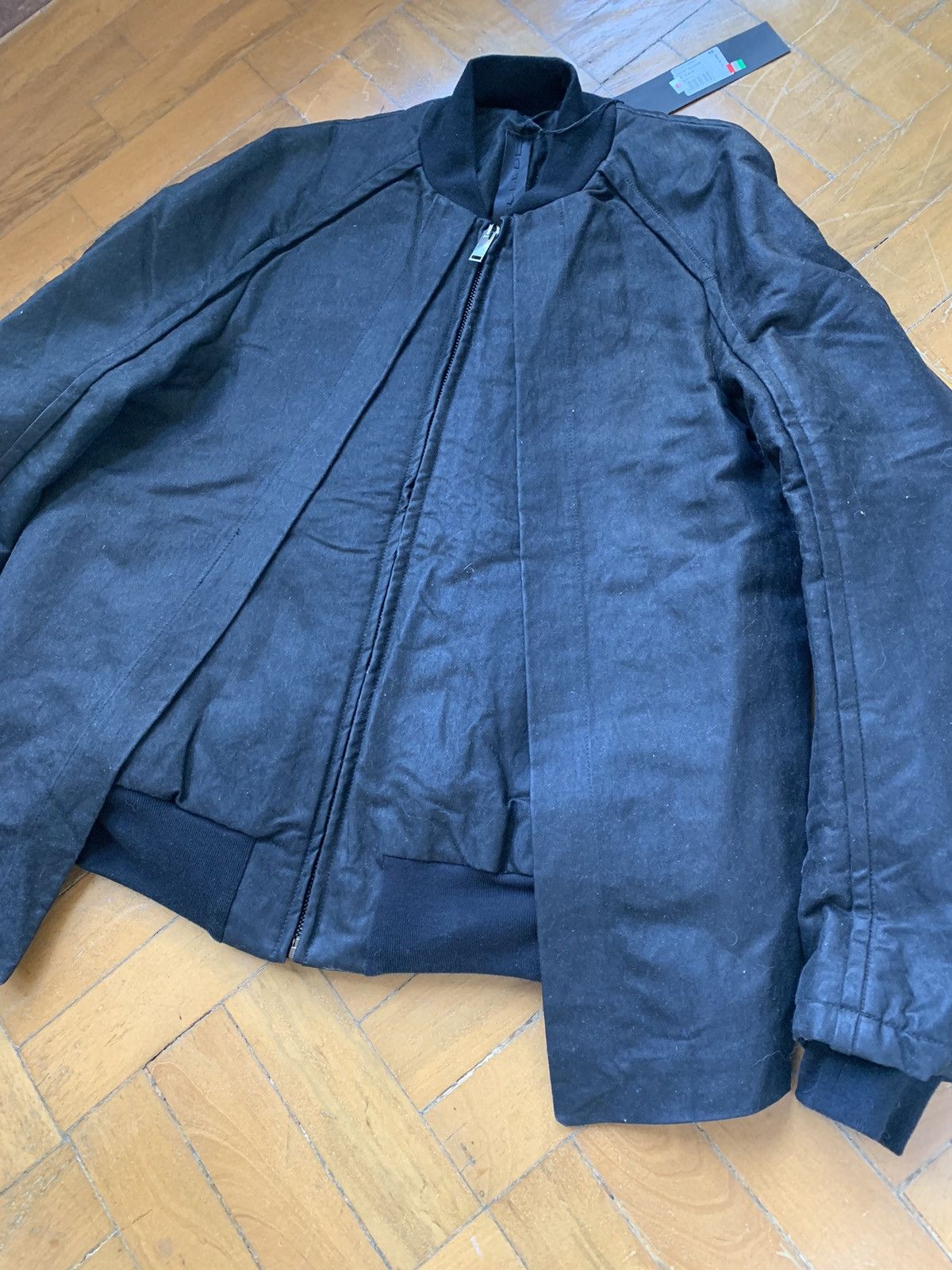 Gareth Pugh $1300 New double layered black bomber jacket Made In Italy Size US M / EU 48-50 / 2 - 2 Thumbnail