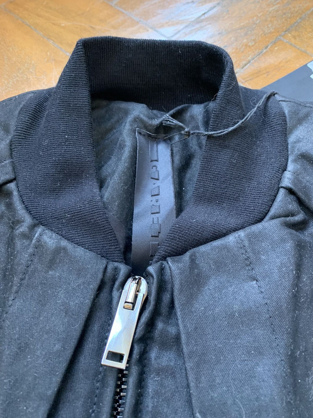 Gareth Pugh $1300 New double layered black bomber jacket Made In Italy Size US M / EU 48-50 / 2 - 9 Thumbnail