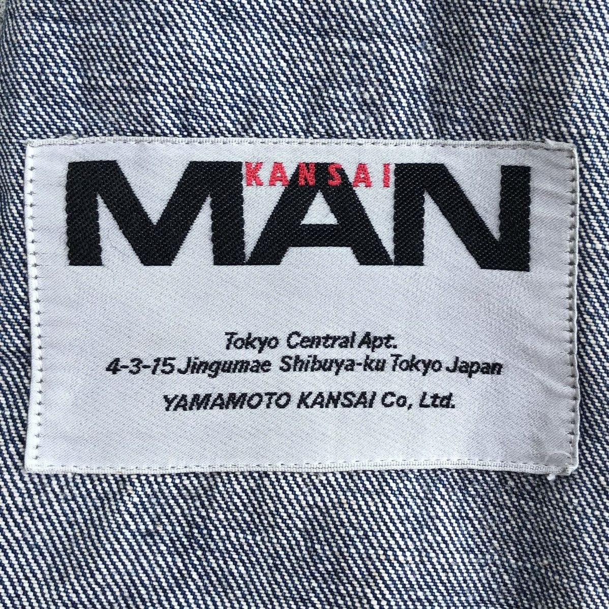 Kansai Yamamoto 🔥RARE🔥Vintage KANSAI MAN Denim Patch Jacket Size US M / EU 48-50 / 2 - 14 Thumbnail
