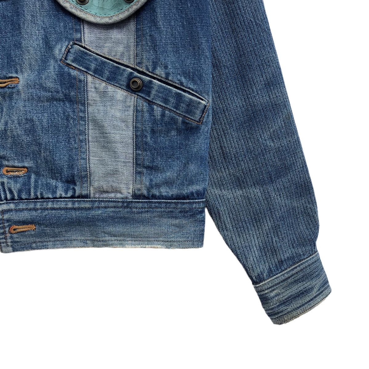 Kansai Yamamoto 🔥RARE🔥Vintage KANSAI MAN Denim Patch Jacket Size US M / EU 48-50 / 2 - 8 Thumbnail