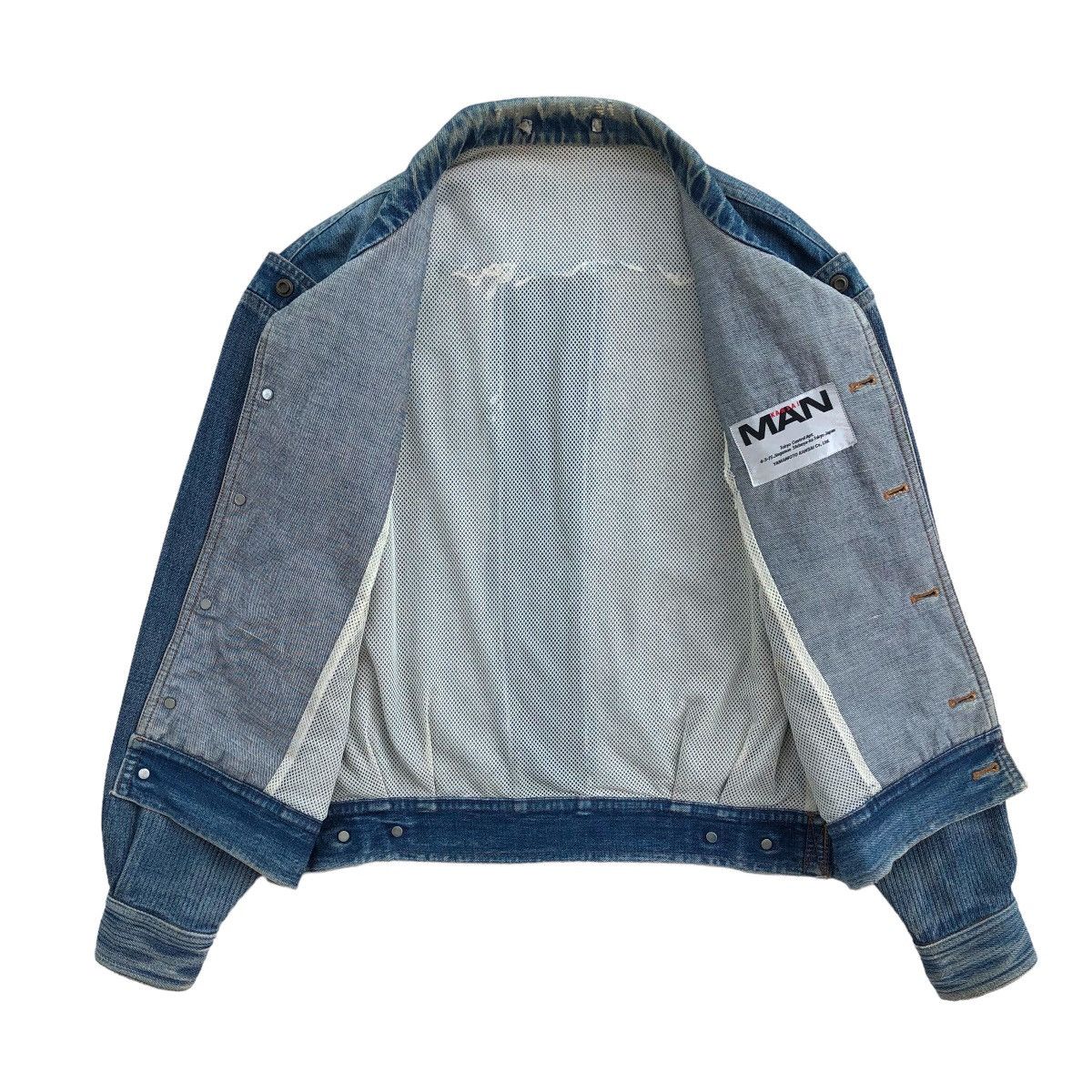 Kansai Yamamoto 🔥RARE🔥Vintage KANSAI MAN Denim Patch Jacket Size US M / EU 48-50 / 2 - 10 Thumbnail