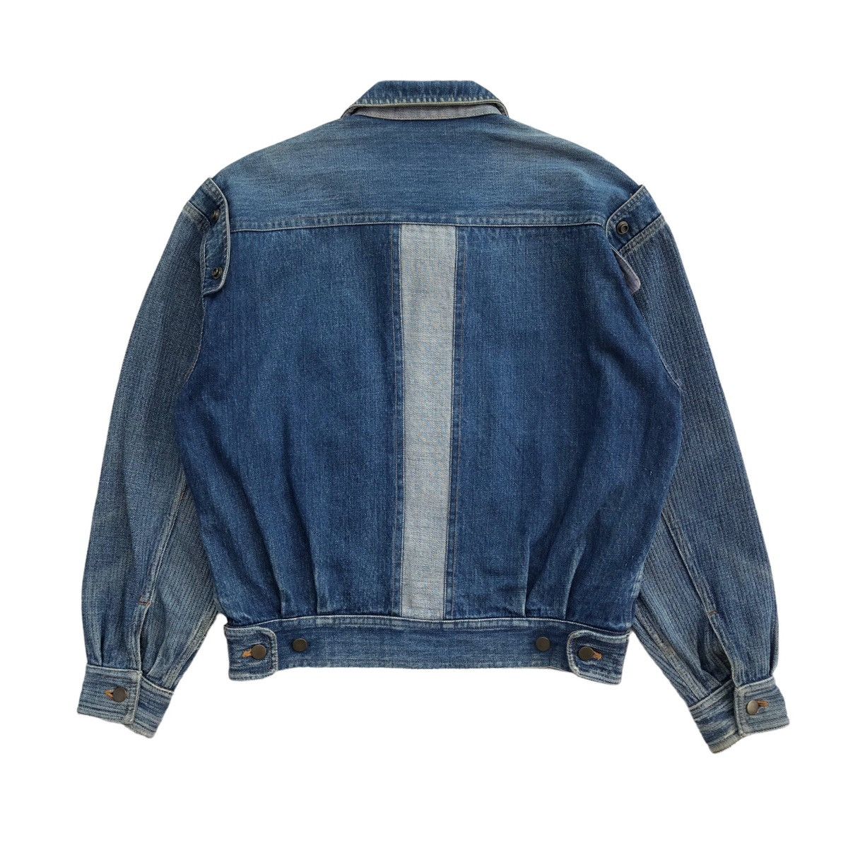 Kansai Yamamoto 🔥RARE🔥Vintage KANSAI MAN Denim Patch Jacket Size US M / EU 48-50 / 2 - 9 Thumbnail