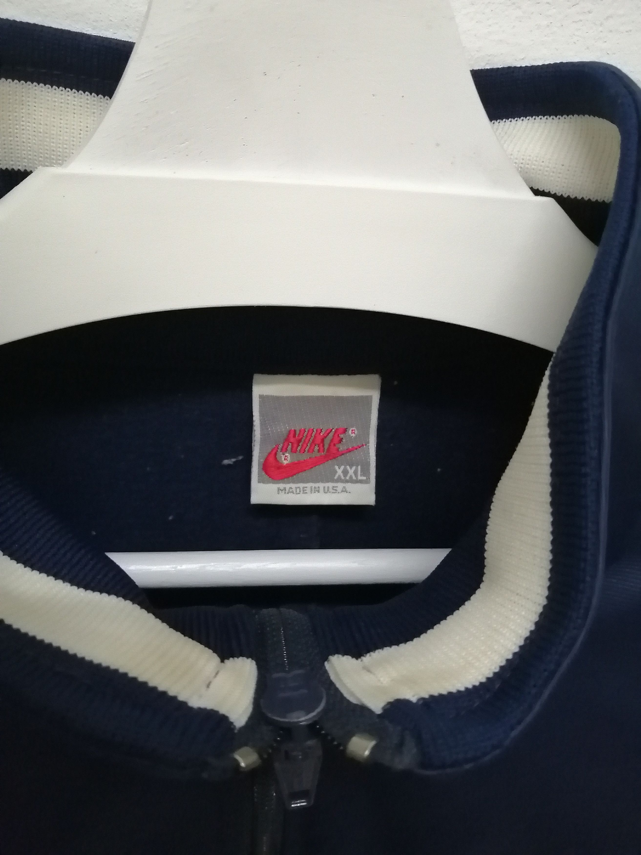 Nike Vintage NIKE Swoosh Zipper Training Jacket Size US XXL / EU 58 / 5 - 5 Thumbnail