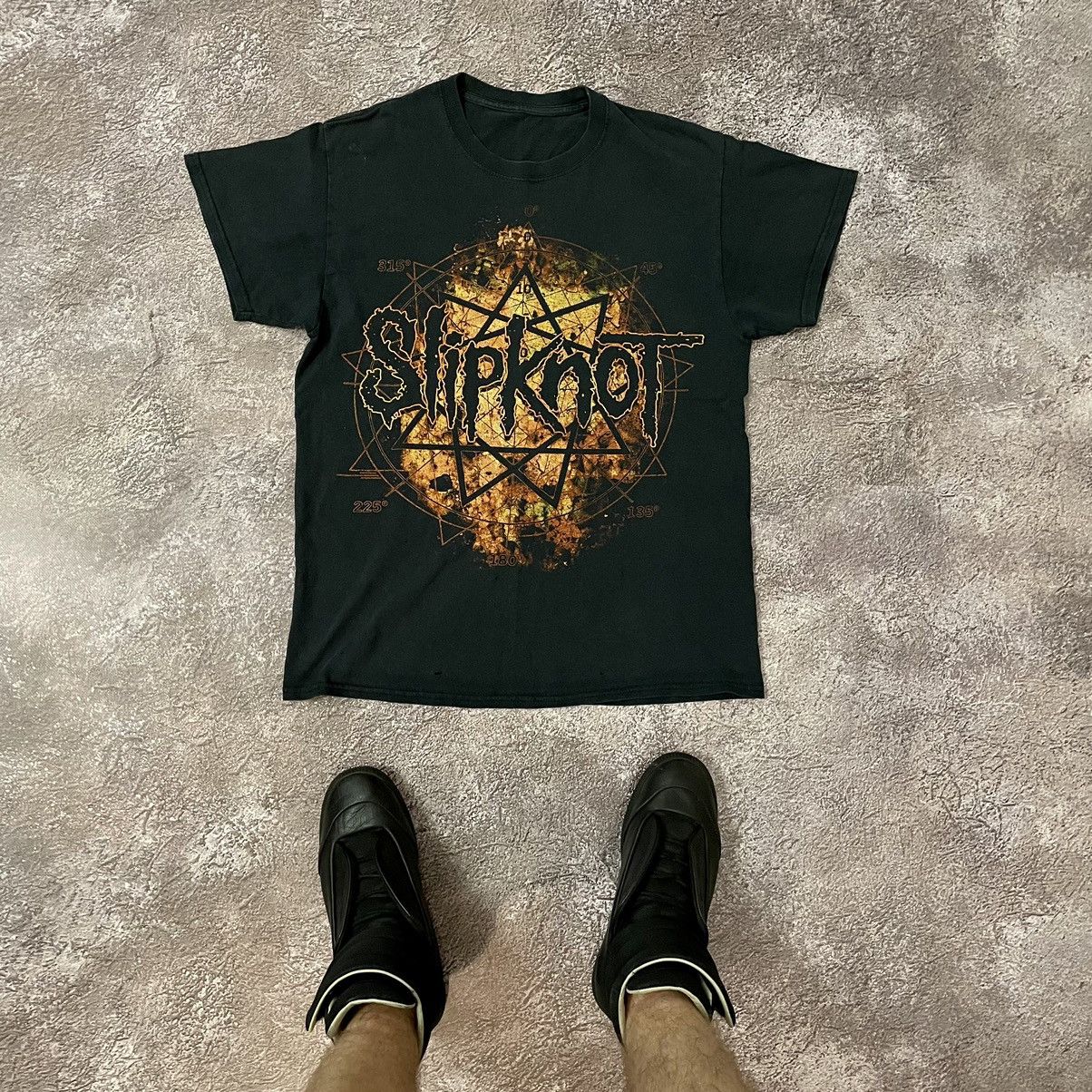 Vintage Vintage Y2K Slipknot Band Tee Graphic Print Grunge Skate M Size US M / EU 48-50 / 2 - 1 Thumbnail