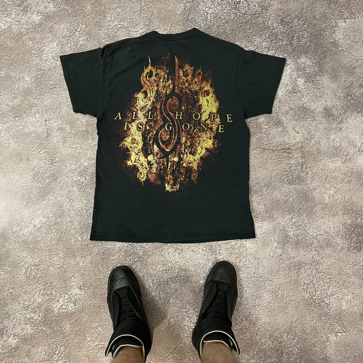 Vintage Vintage Y2K Slipknot Band Tee Graphic Print Grunge Skate M Size US M / EU 48-50 / 2 - 6 Thumbnail