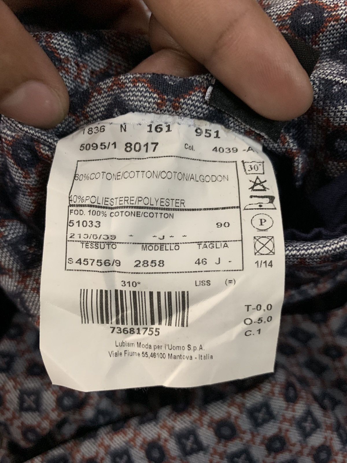 Designer × L.B.M. 1911 L.B.M. 1911 Unstructured Blended Cotton Polyester Jacket Size US S / EU 44-46 / 1 - 10 Thumbnail