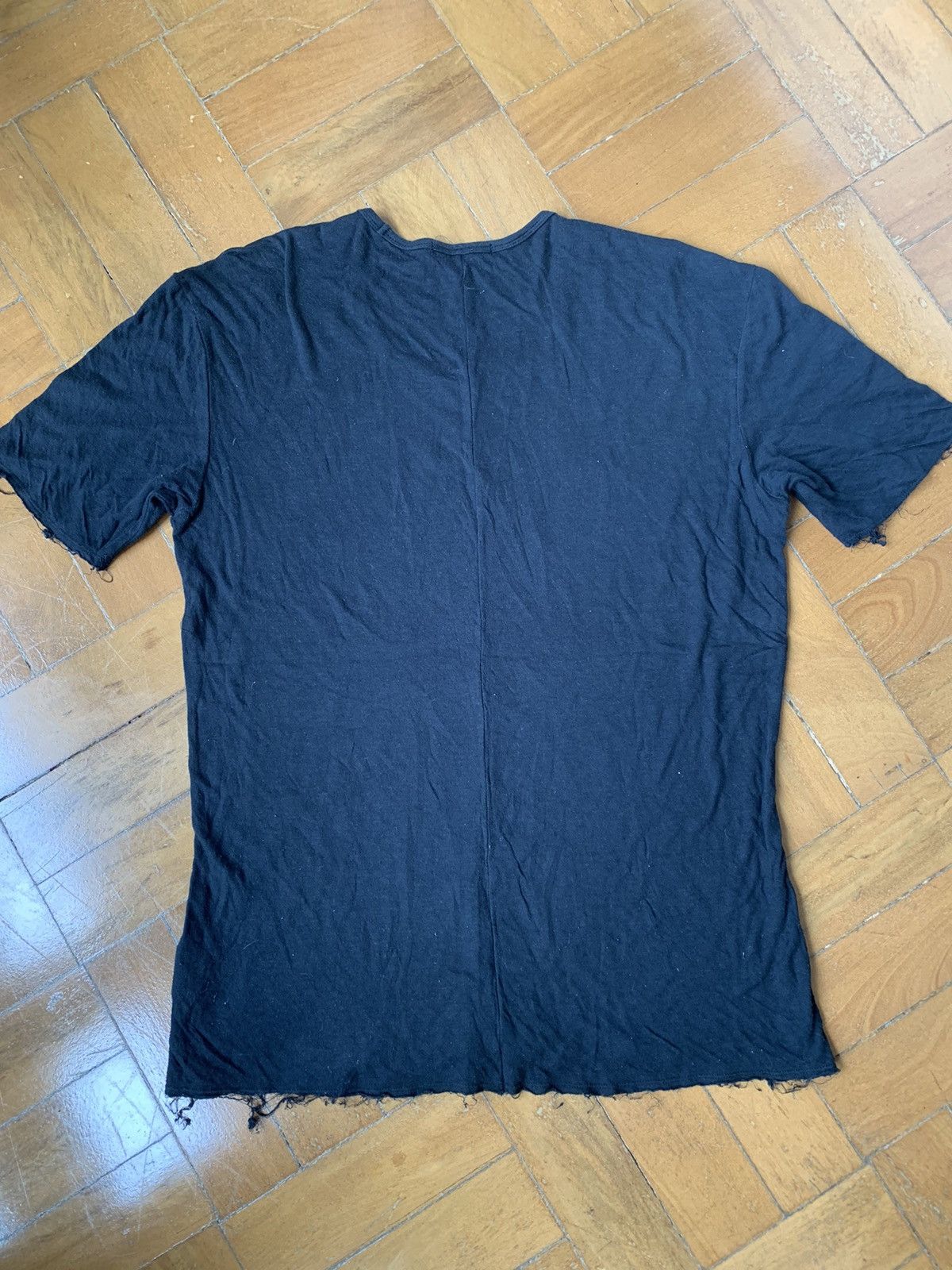 The Viridi-anne Japan made black silk and cotton double layer t-shirt Size US M / EU 48-50 / 2 - 9 Thumbnail