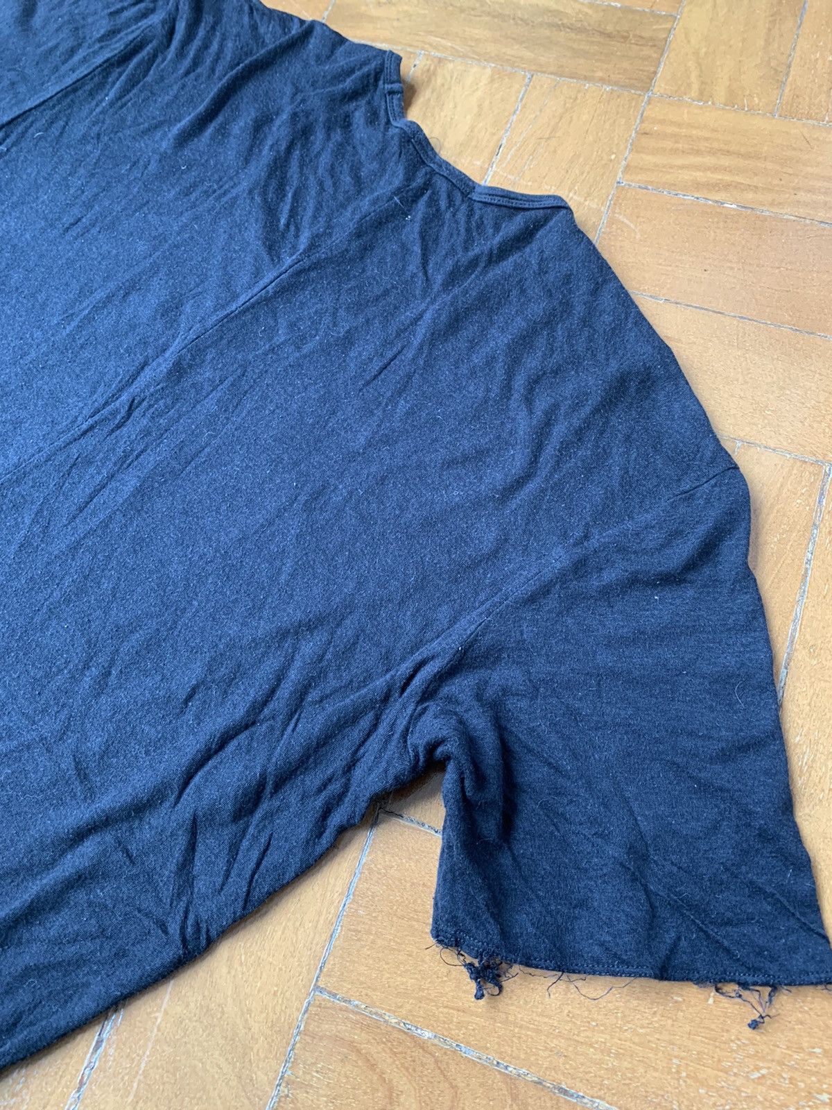 The Viridi-anne Japan made black silk and cotton double layer t-shirt Size US M / EU 48-50 / 2 - 11 Thumbnail