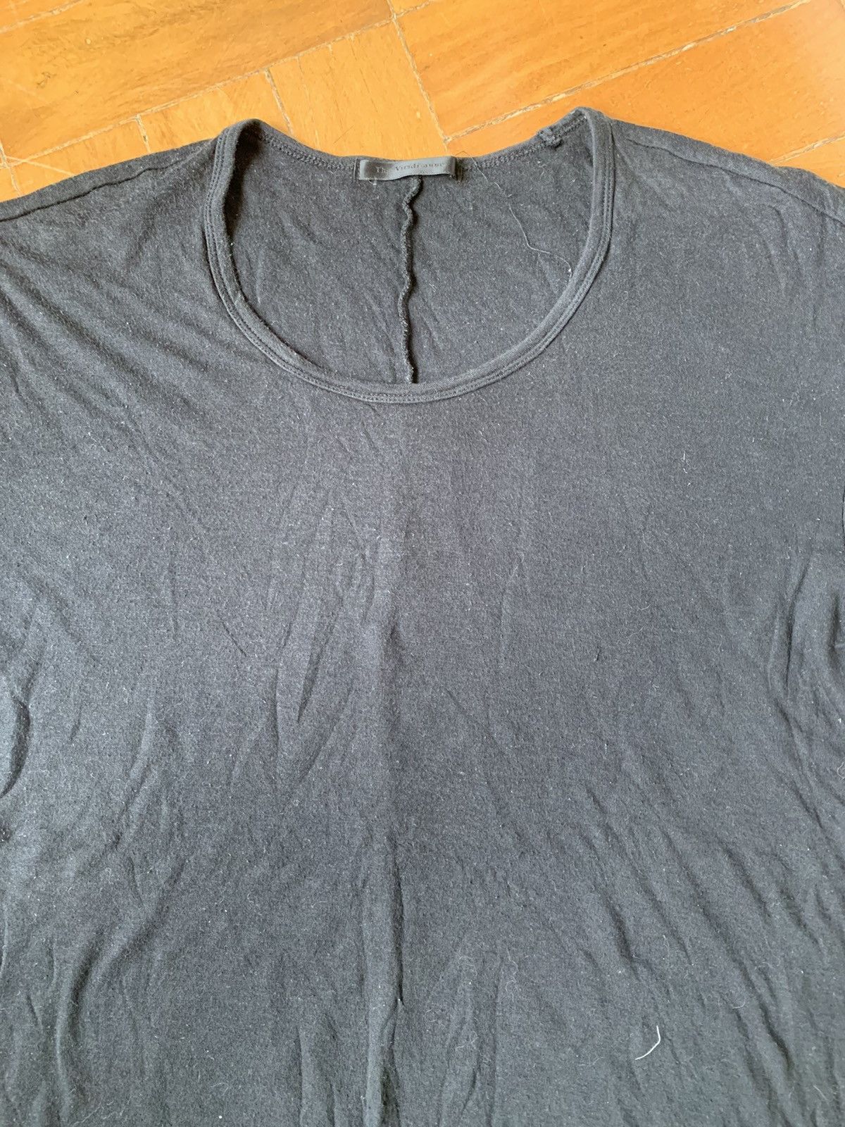 The Viridi-anne Japan made black silk and cotton double layer t-shirt Size US M / EU 48-50 / 2 - 3 Thumbnail