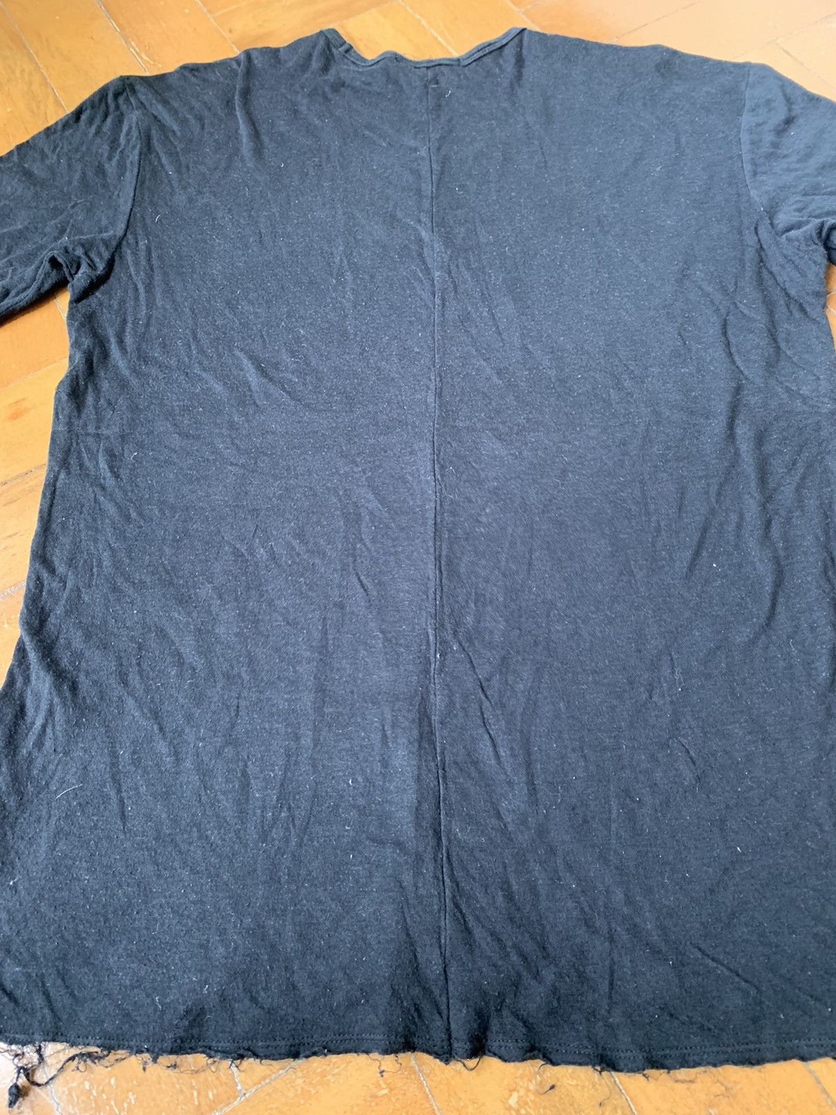 The Viridi-anne Japan made black silk and cotton double layer t-shirt Size US M / EU 48-50 / 2 - 10 Thumbnail